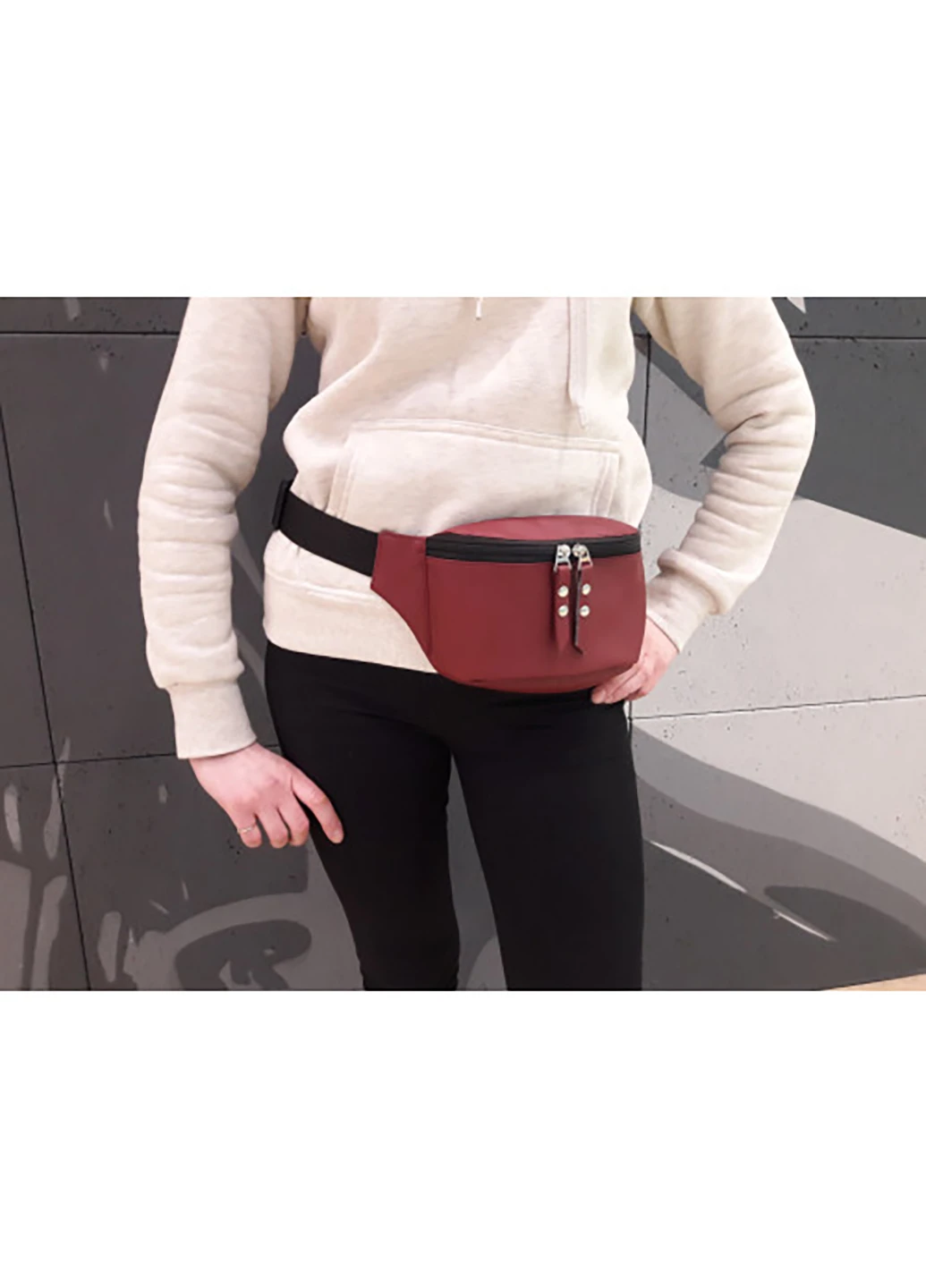 Женская сумка на пояс (бананка) 31х12х5 см Sambag (252132835)