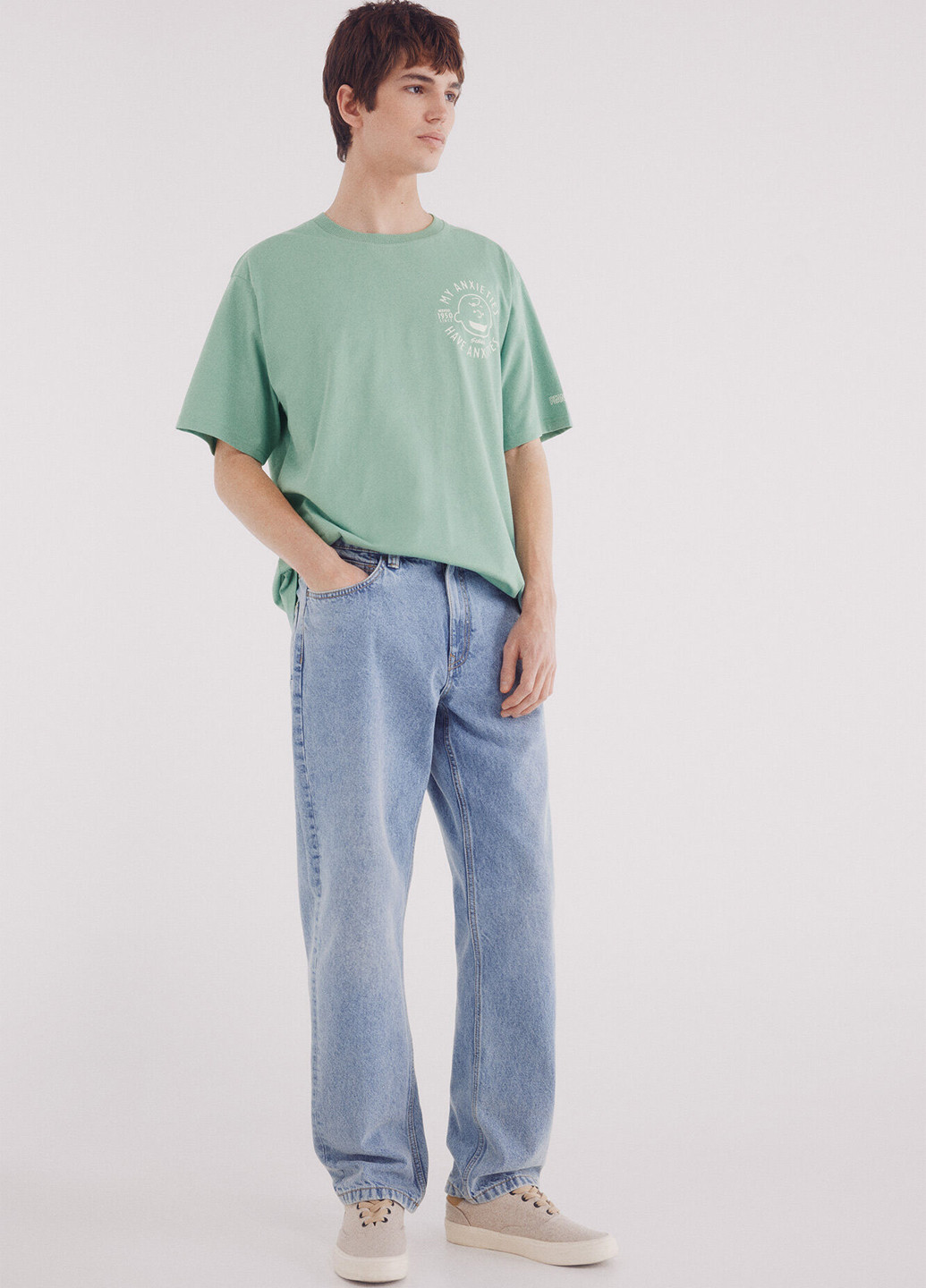 Зеленая футболка Springfield