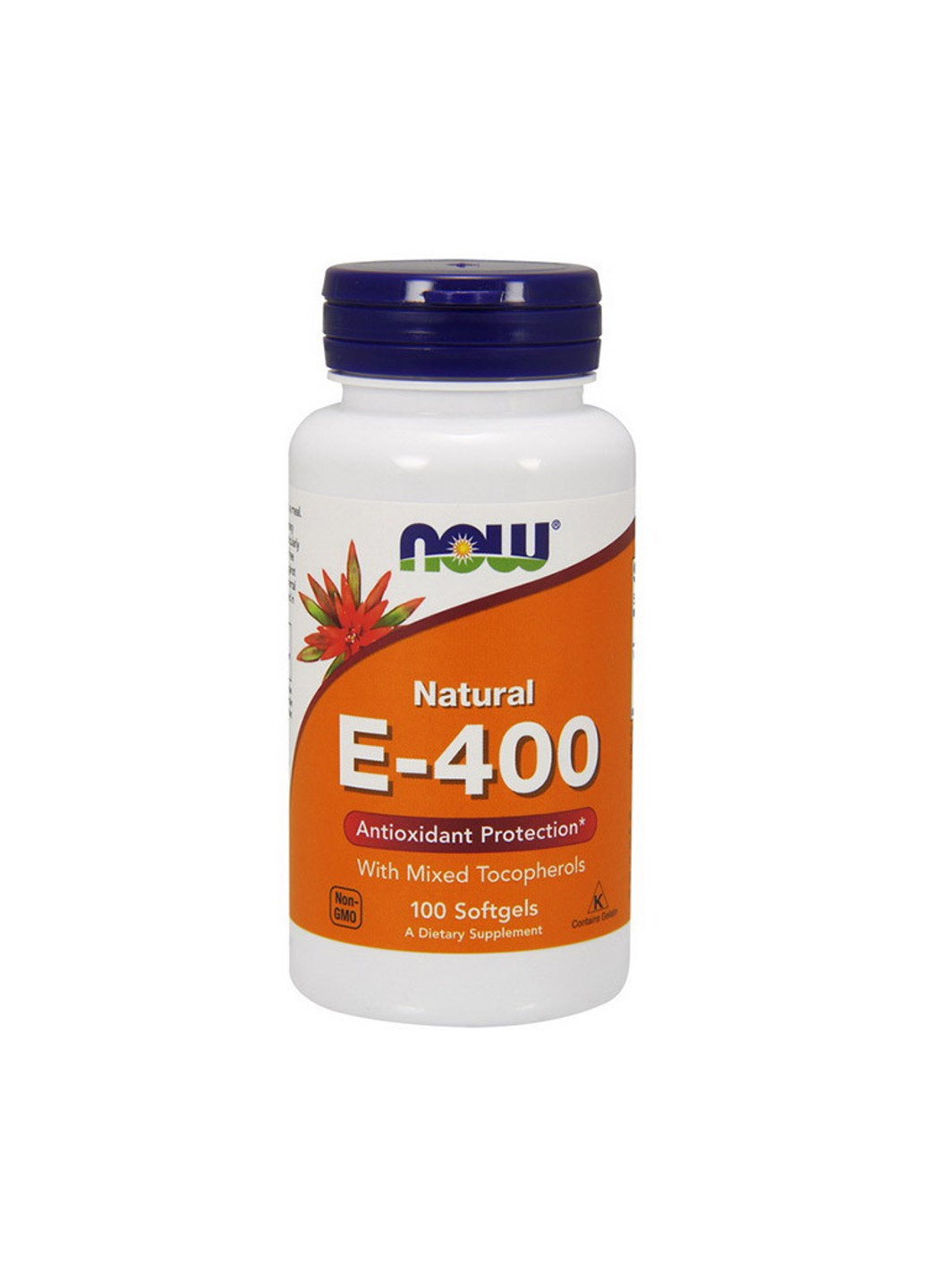 Вітамін Е E-400 Natural (100 капс) нау фудс Now Foods (255408483)