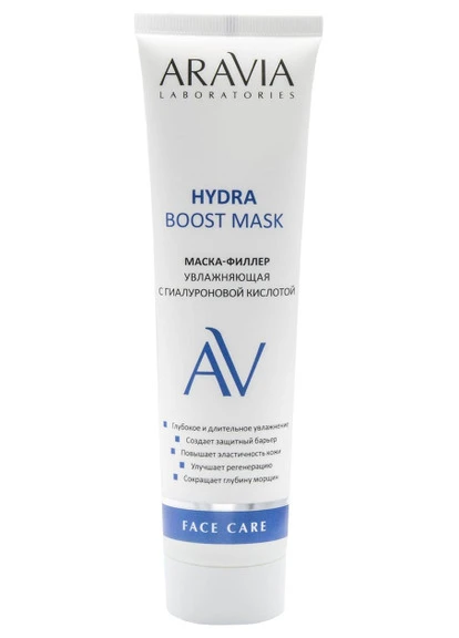 Маска-філер зволожувальна з гіалуроновою кислотою Hydra Boost Mask Aravia (250116361)