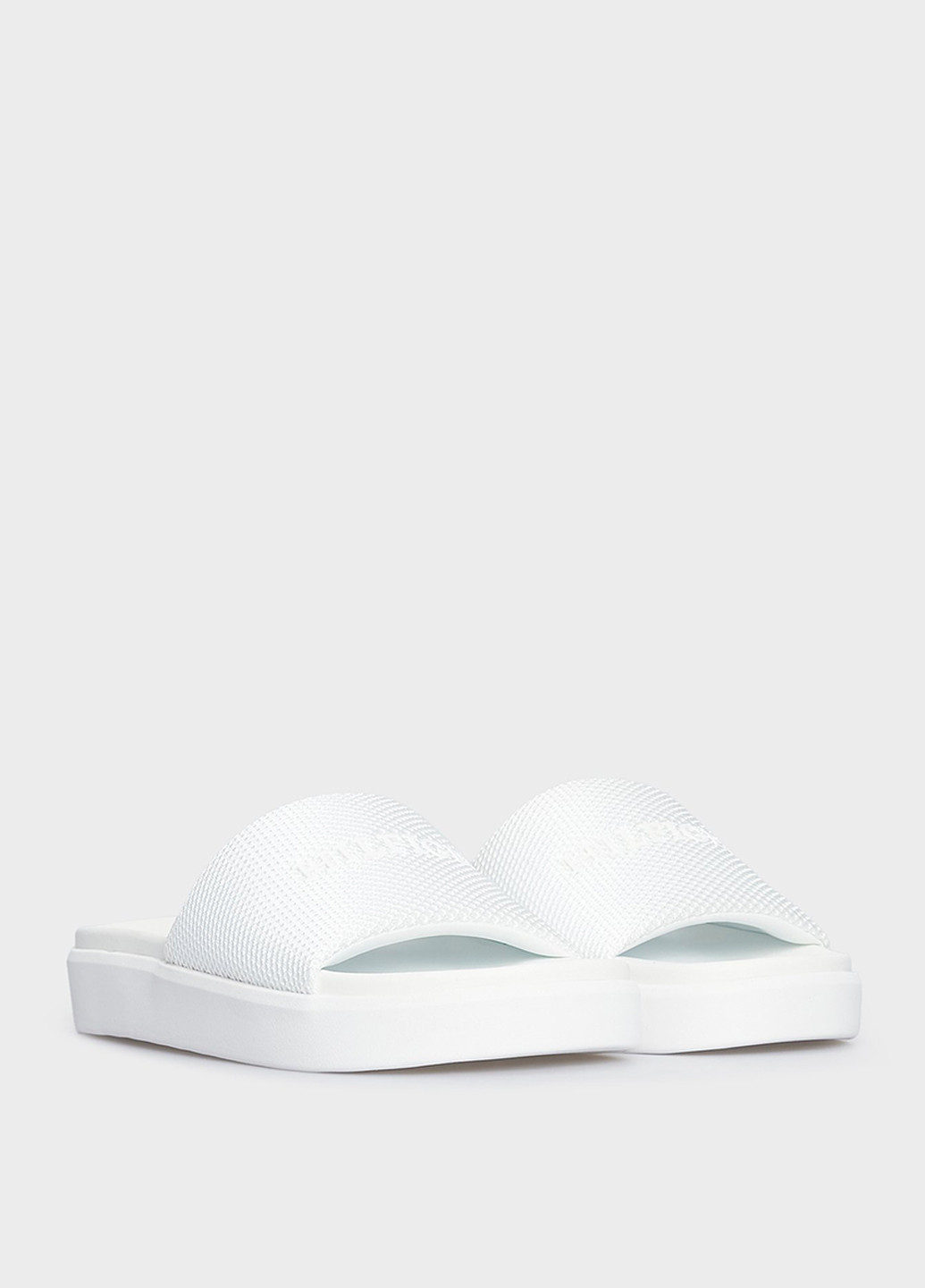 Белые шлепанцы Tommy Hilfiger с логотипом