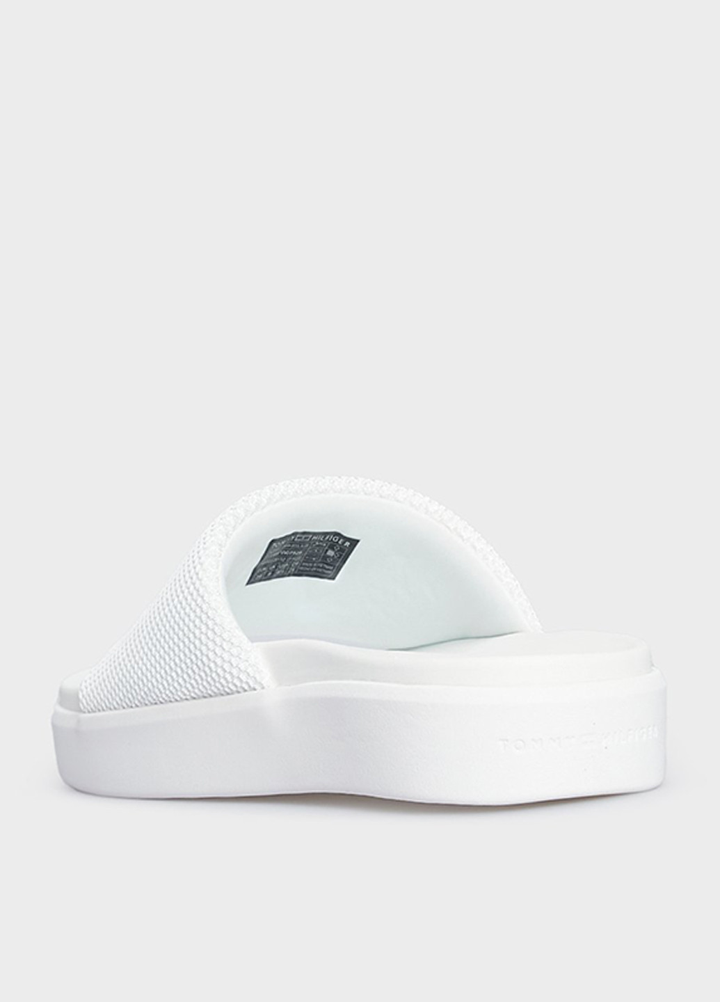 Белые шлепанцы Tommy Hilfiger с логотипом