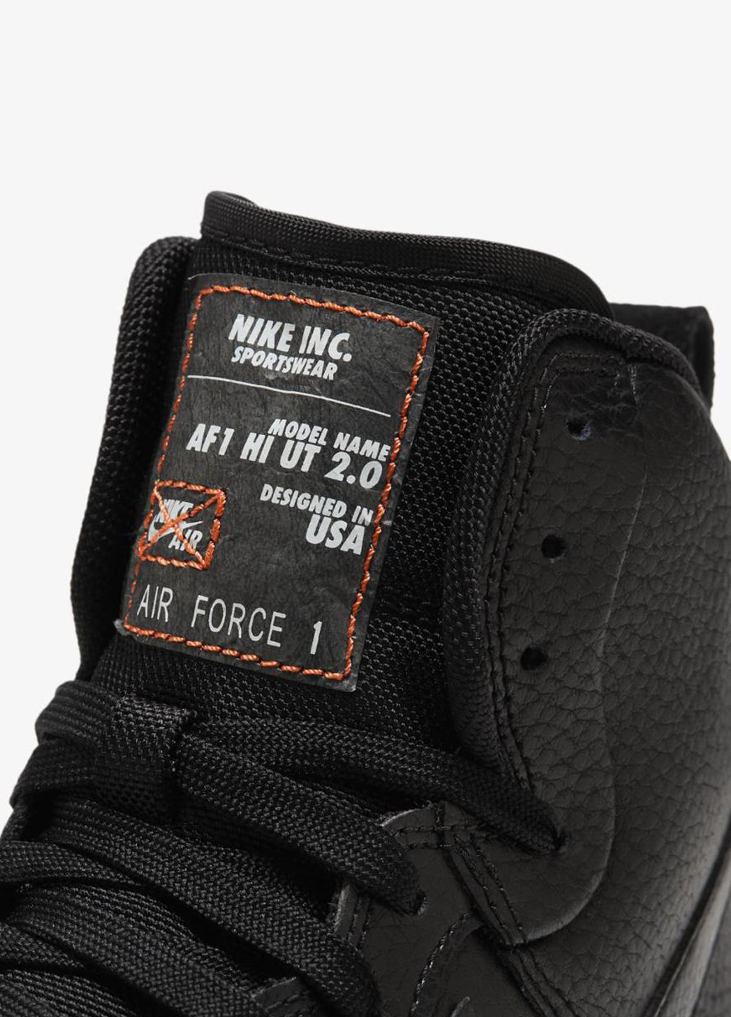 Кроссовки DC3584-001 Nike AF1 HI UT 2.0 чёрные демисезоны (317286267)