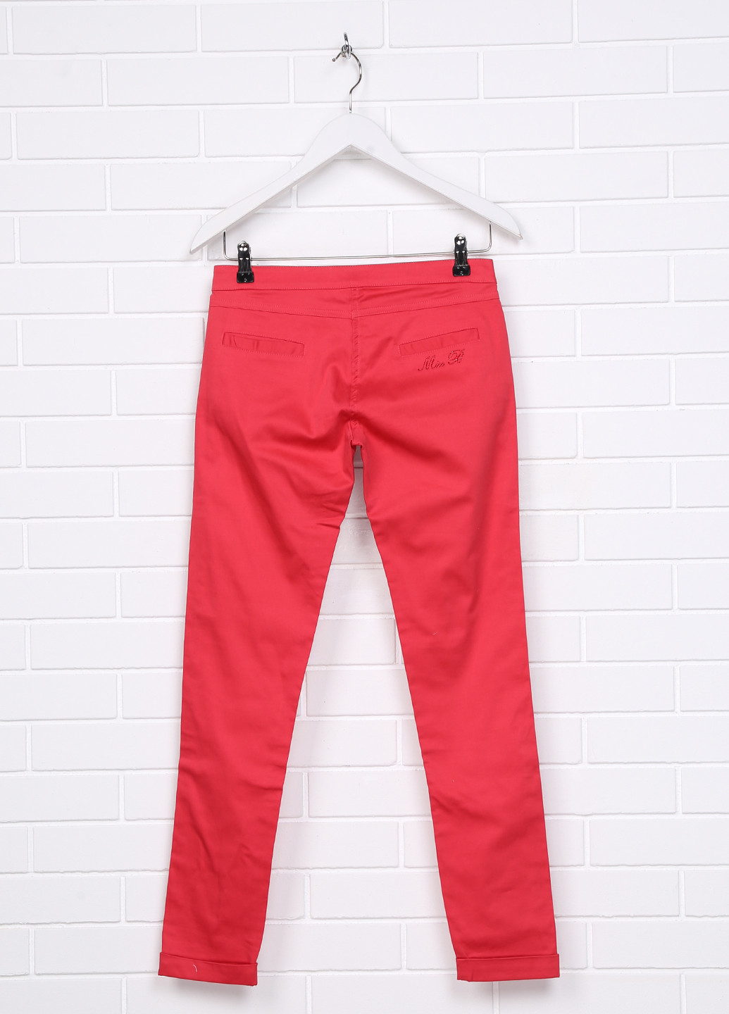 Красные кэжуал демисезонные зауженные брюки Miss Blumarine