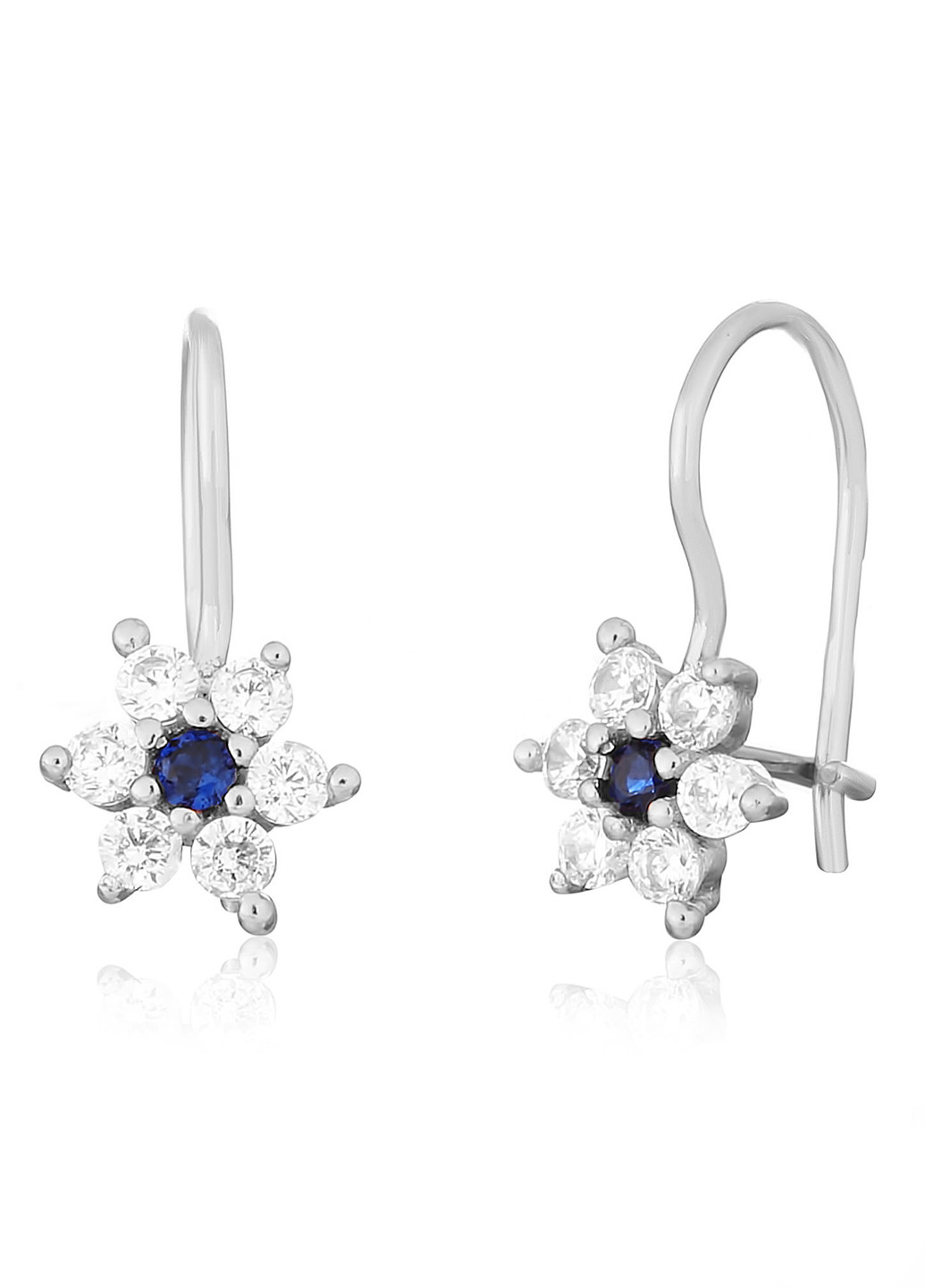 Срібні сережки з фіанітами с2фс / 197 Silvex925 (201168857)