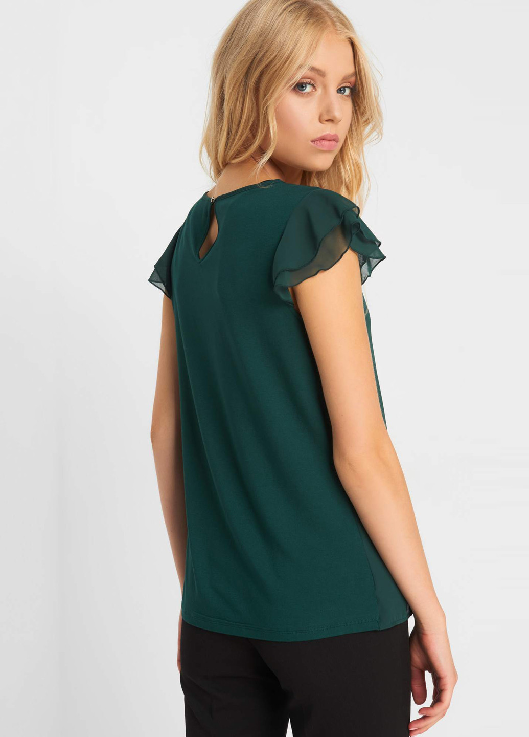 Зеленая летняя блуза Orsay