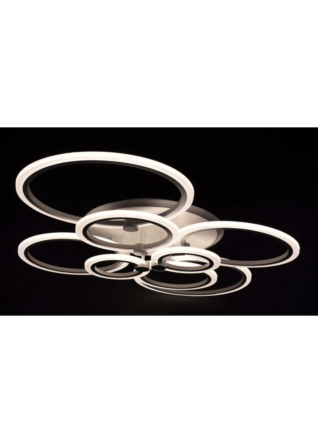 Люстра потолочная LED с пультом A2374/8-RGB-wh Белый 14х80х103 см. Sunnysky (253528054)