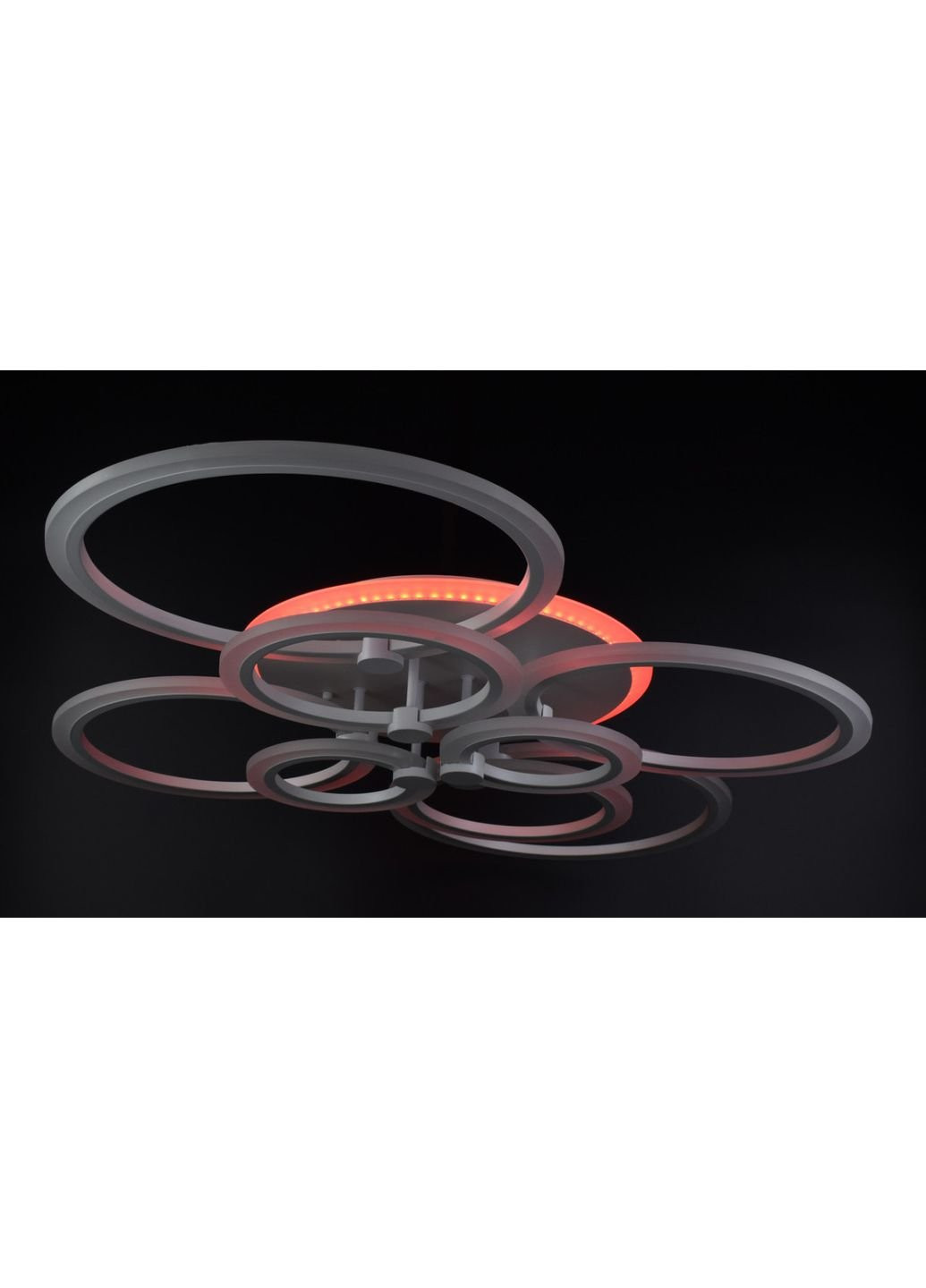 Люстра потолочная LED с пультом A2374/8-RGB-wh Белый 14х80х103 см. Sunnysky (253528054)