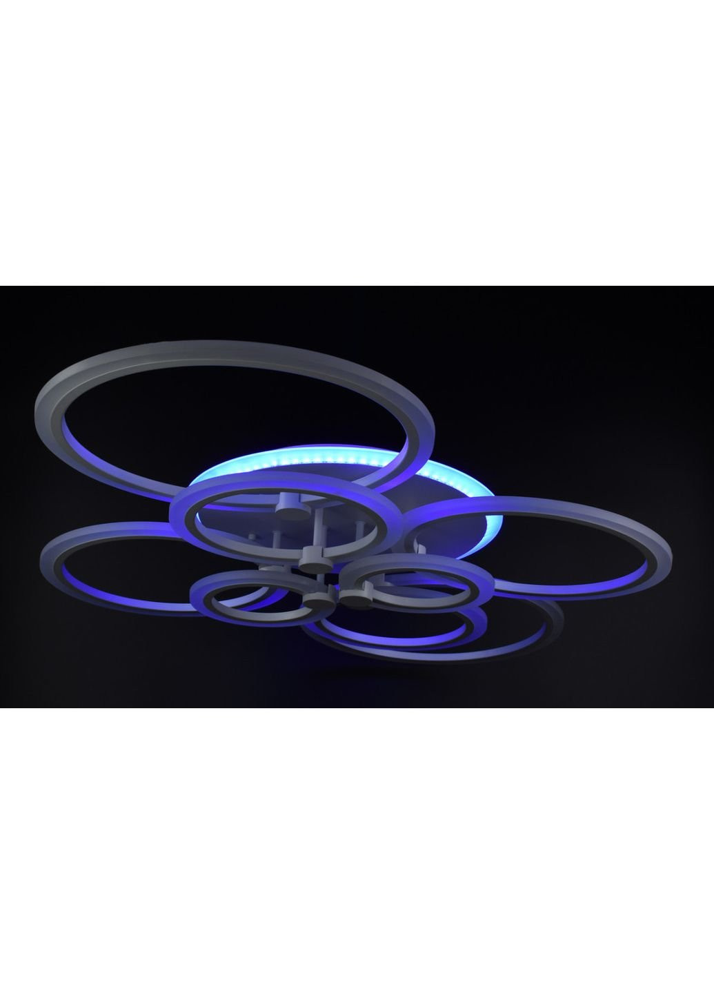 Люстра потолочная LED с пультом A2374/8-RGB-wh Белый 14х80х103 см. Sunnysky (253528054)