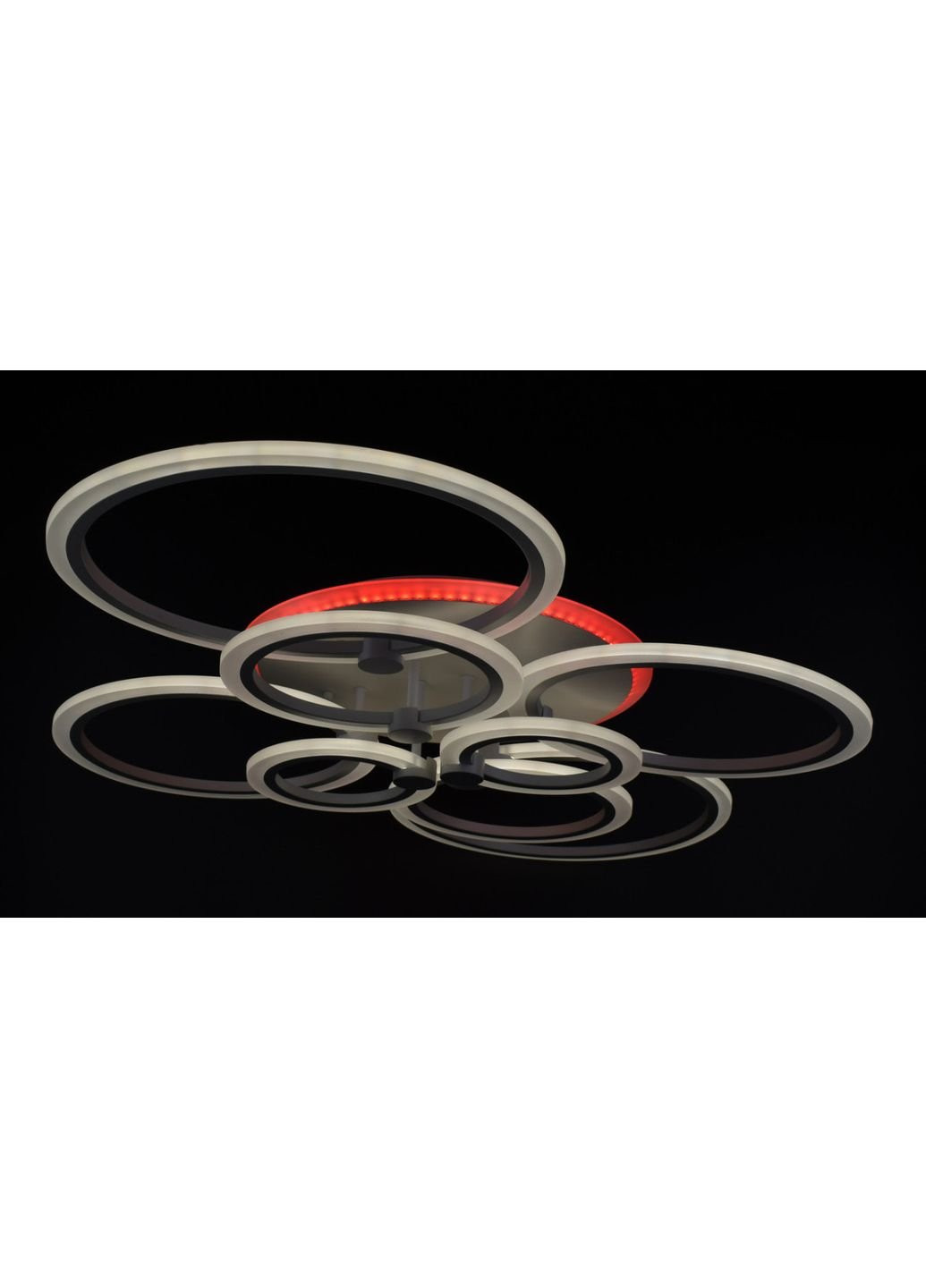 Люстра потолочная LED с пультом A2374/8-RGB-wh Белый 14х80х103 см. Sunnysky (253528054)