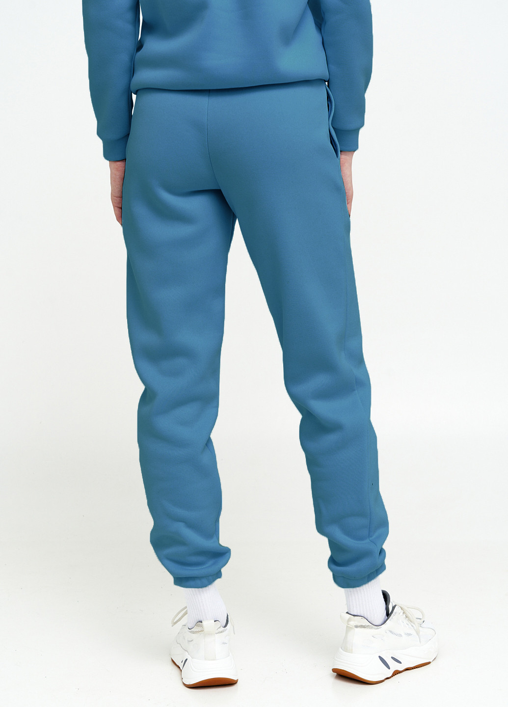 Спортиві штани-джогери жіночі на флісі KASTA design джогери однотонні спортивні поліестер, трикотаж, фліс