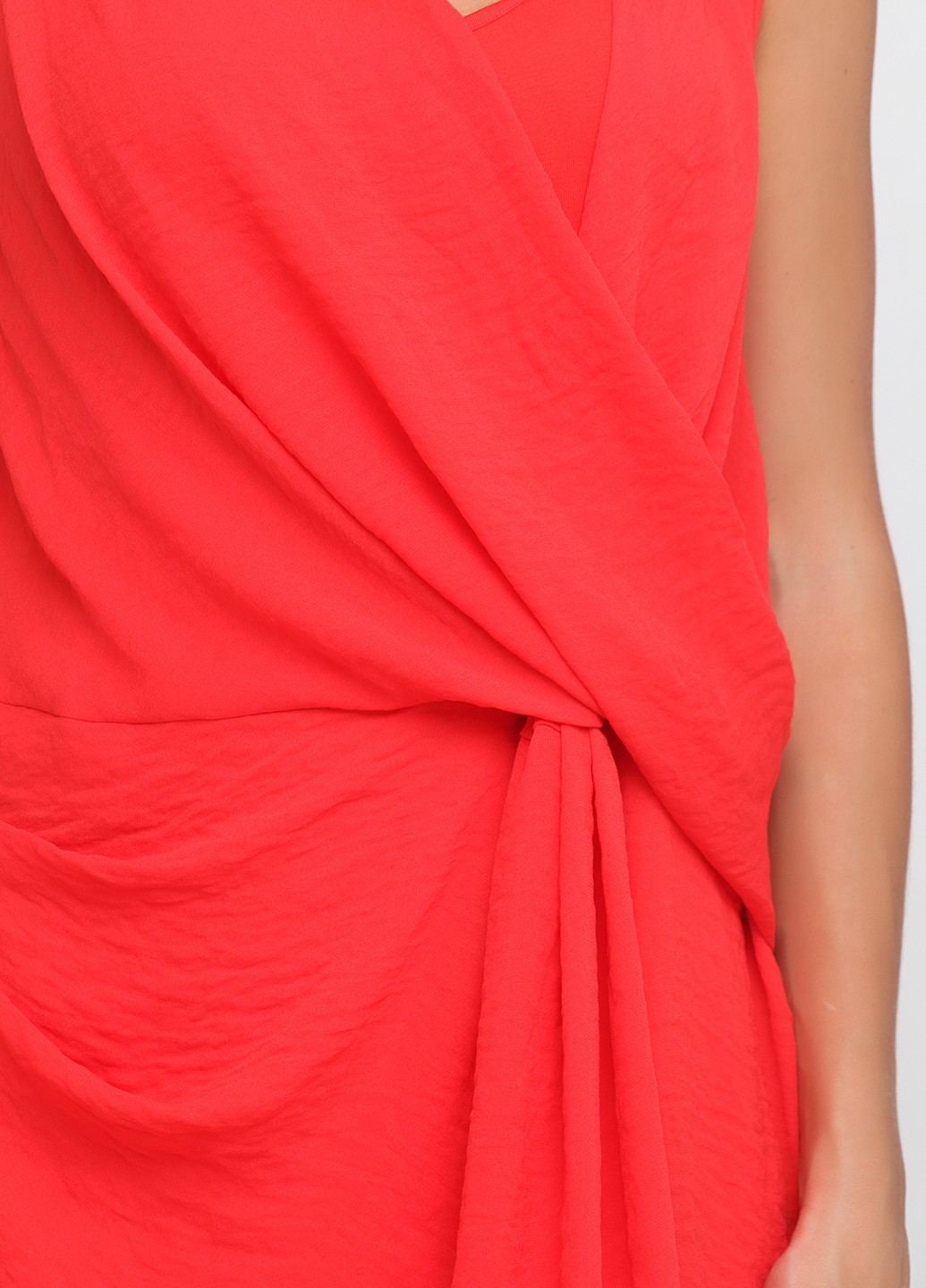 Красное коктейльное платье Body Flirt однотонное