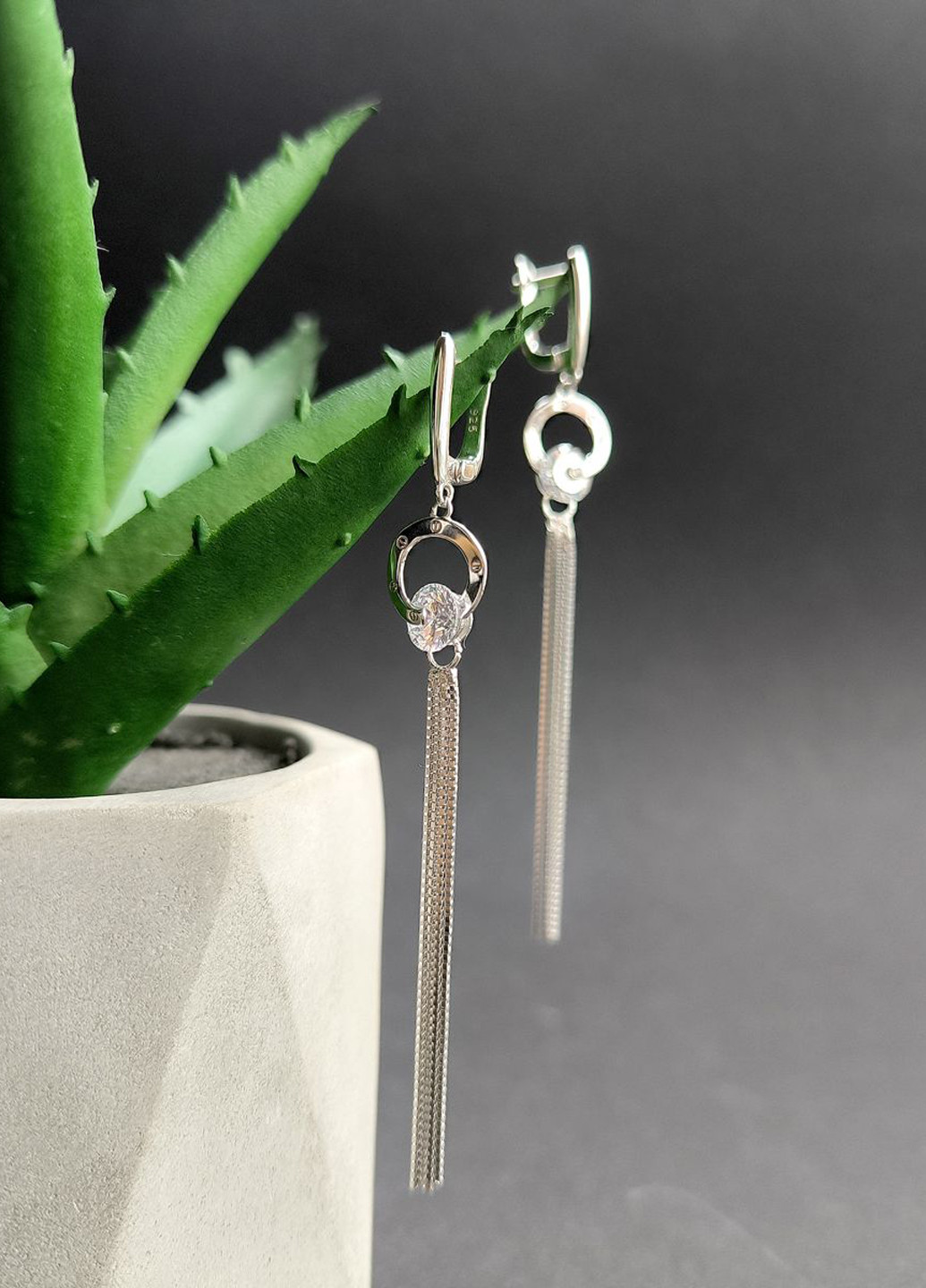 Серьги Silver Flame (317284867)