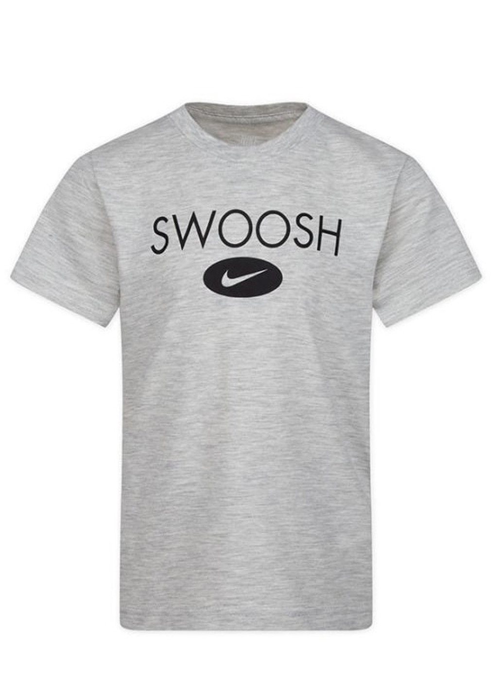 Серая летняя футболка Nike