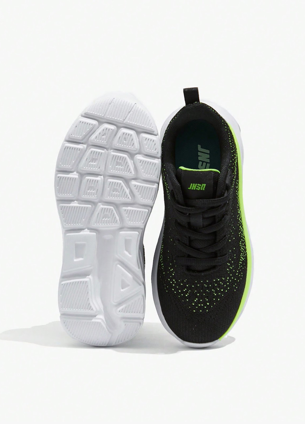 Черно-белые демисезонные кроссовки SHEIN