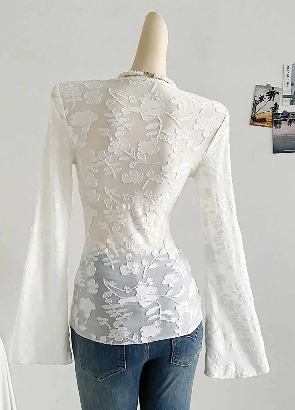 Белая блуза SHEIN