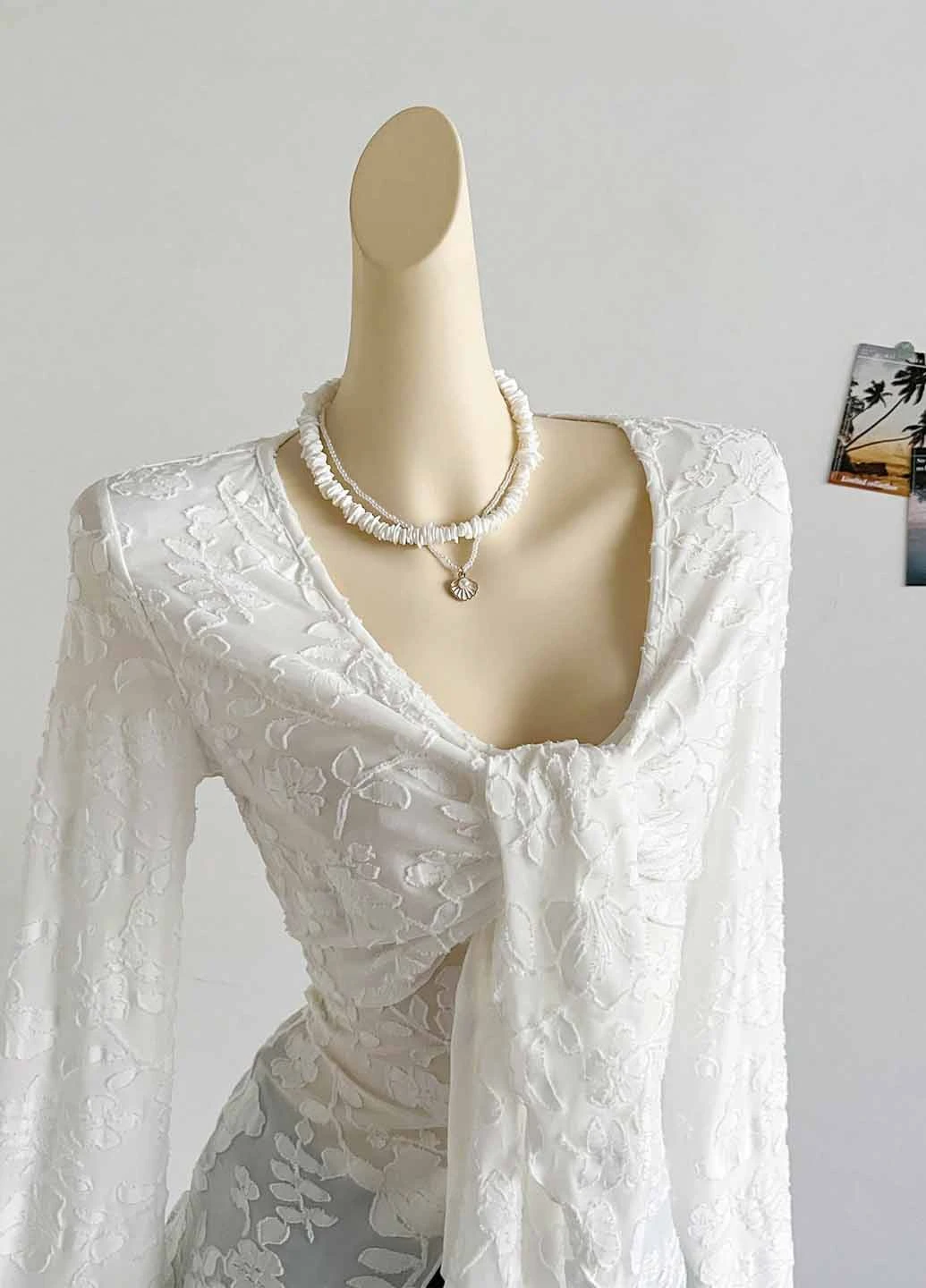 Белая блуза SHEIN