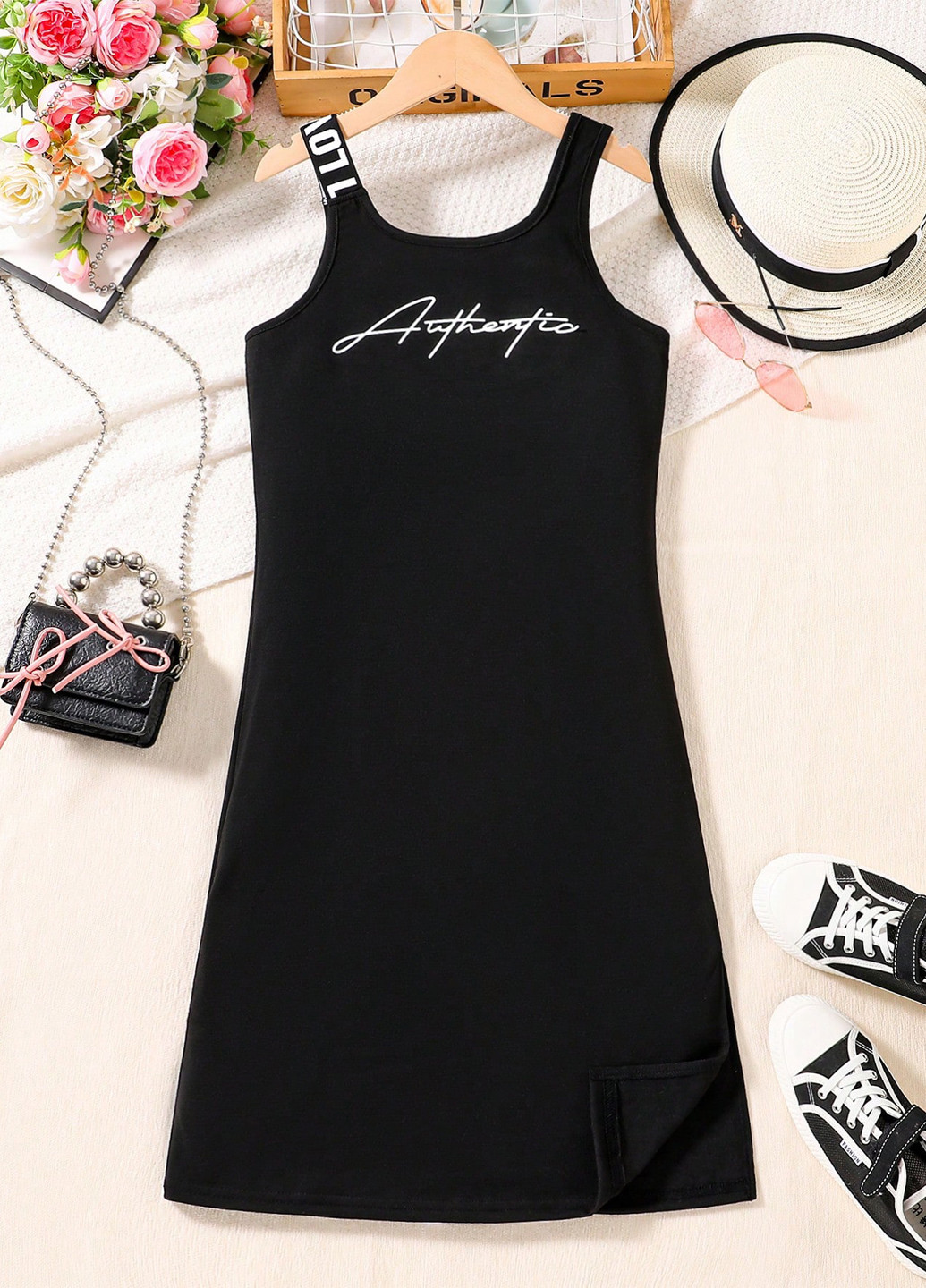 Чорна сукня SHEIN (365497019)