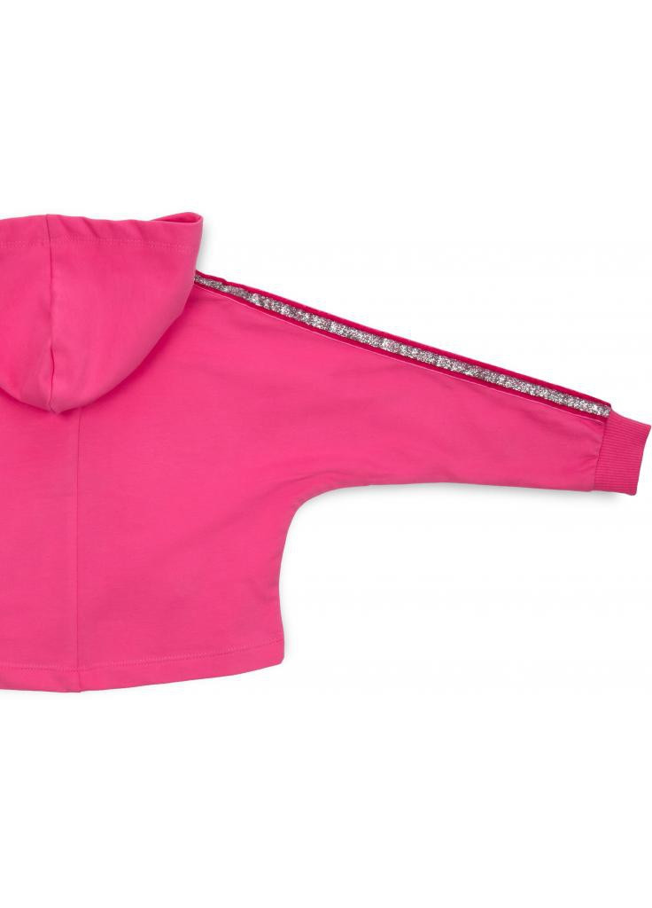 Кофта на молнии с капюшоном (14690-104G-pink) Breeze (202365487)