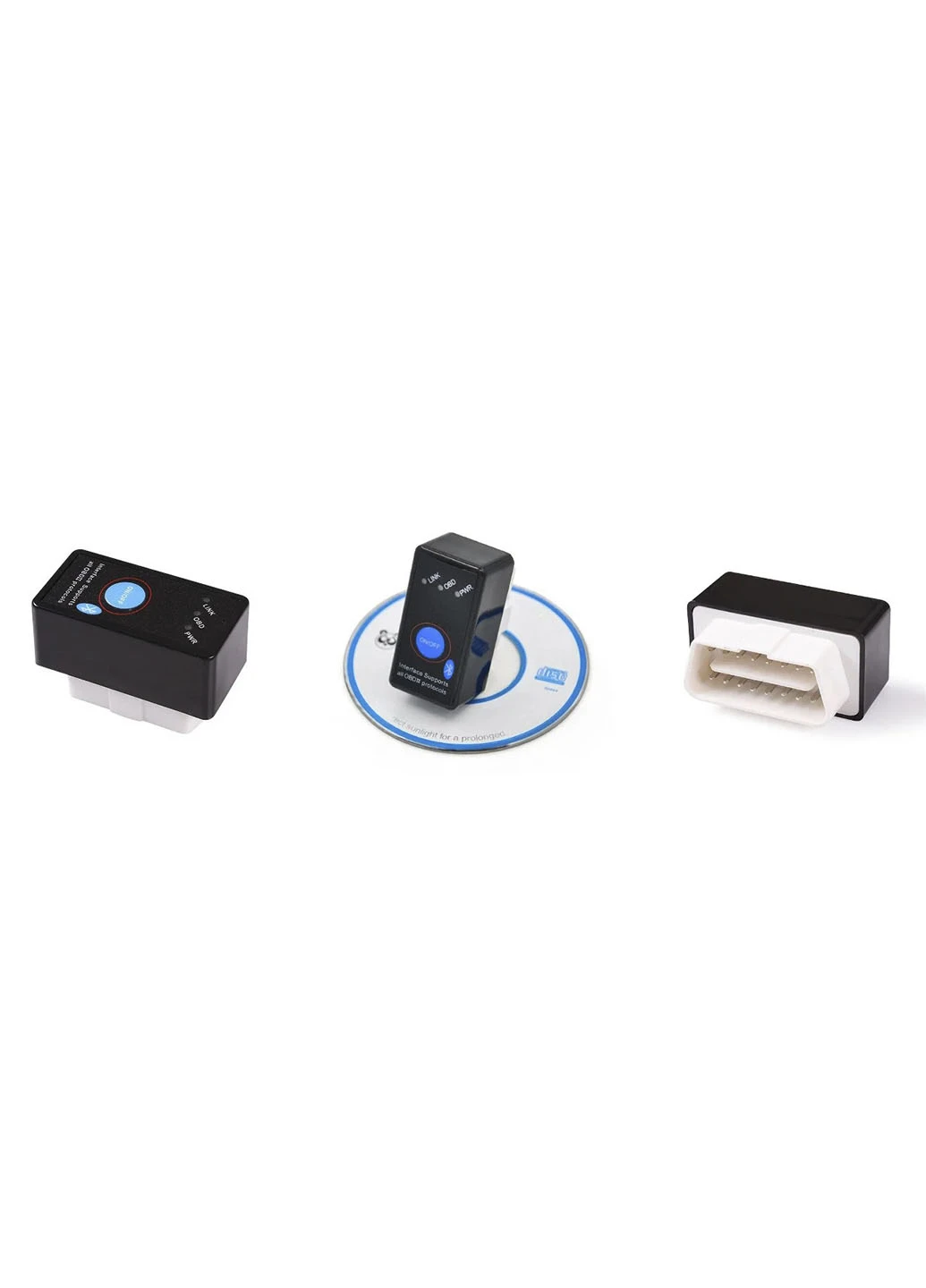 Автосканер ELM327 v1.5 c кнопкой вкл/выкл Bluetooth OBDI сканер автомобильный Good Idea (252604522)
