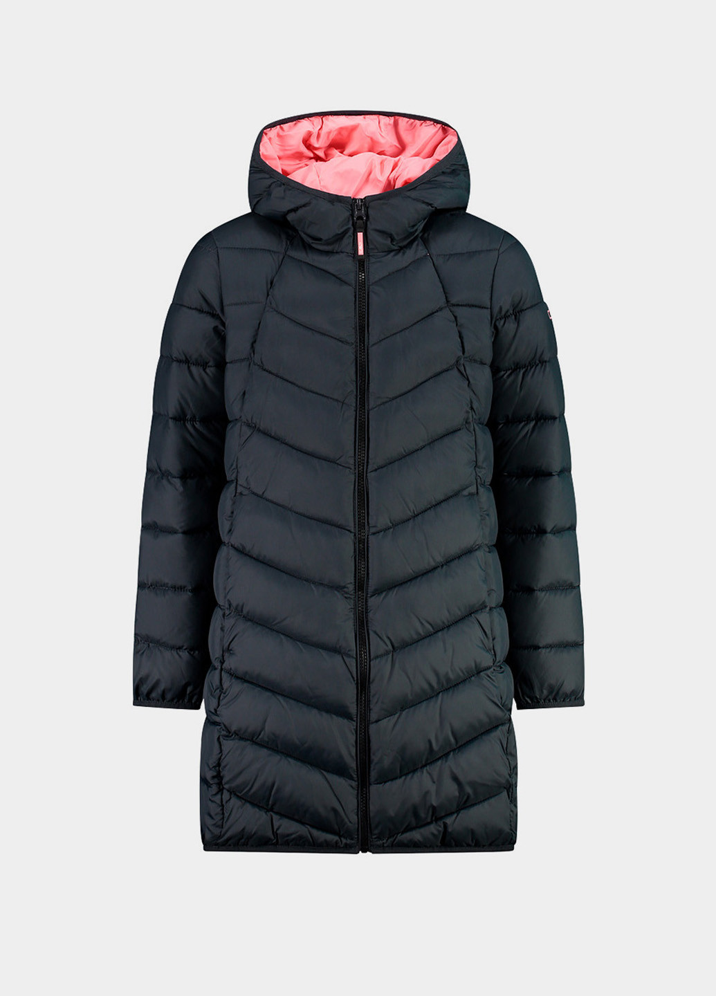 Темно-сіра зимня куртка CMP KID G COAT FIX HOOD