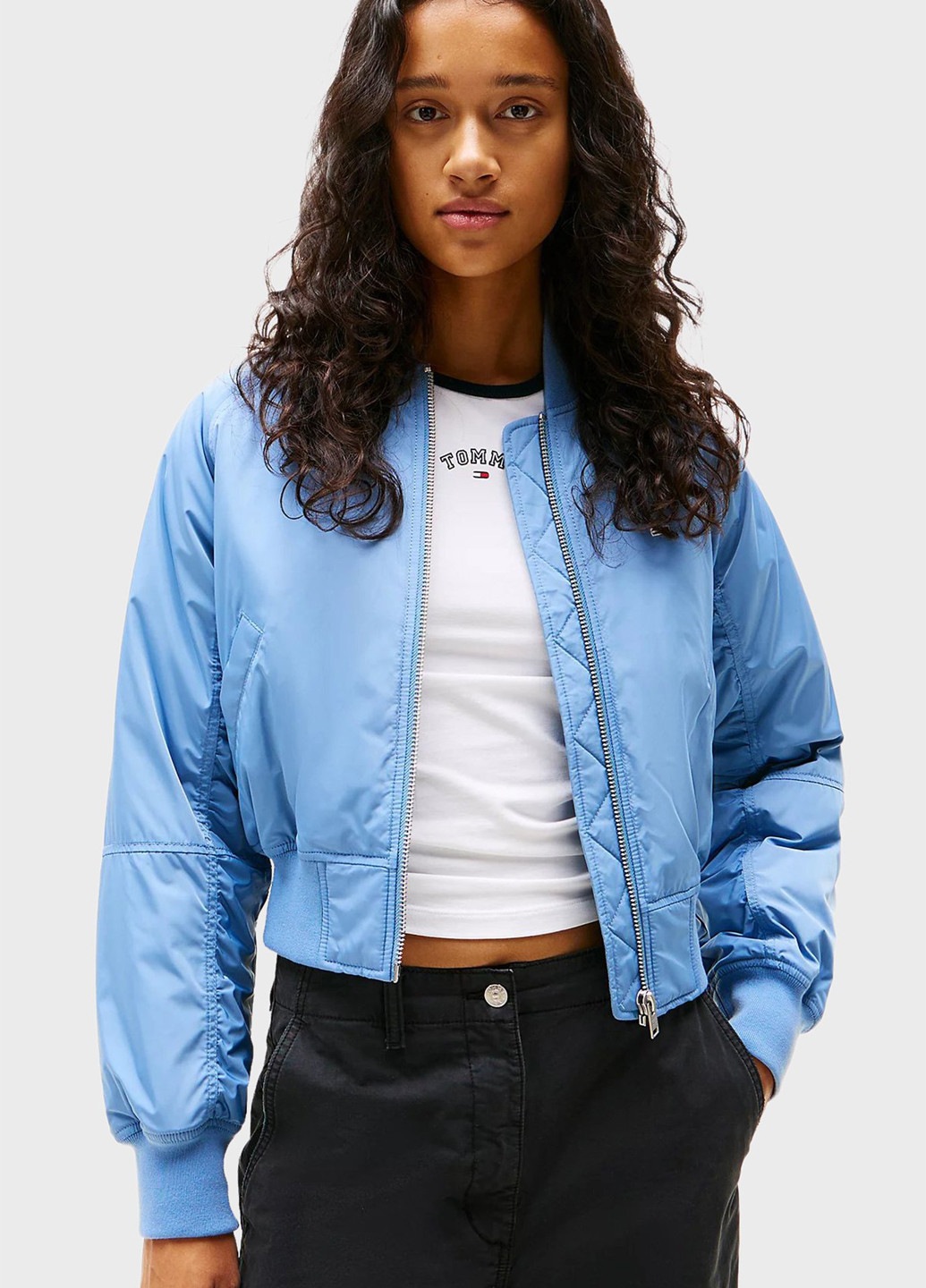 Бомбер Tommy Jeans на блискавці (347295364)