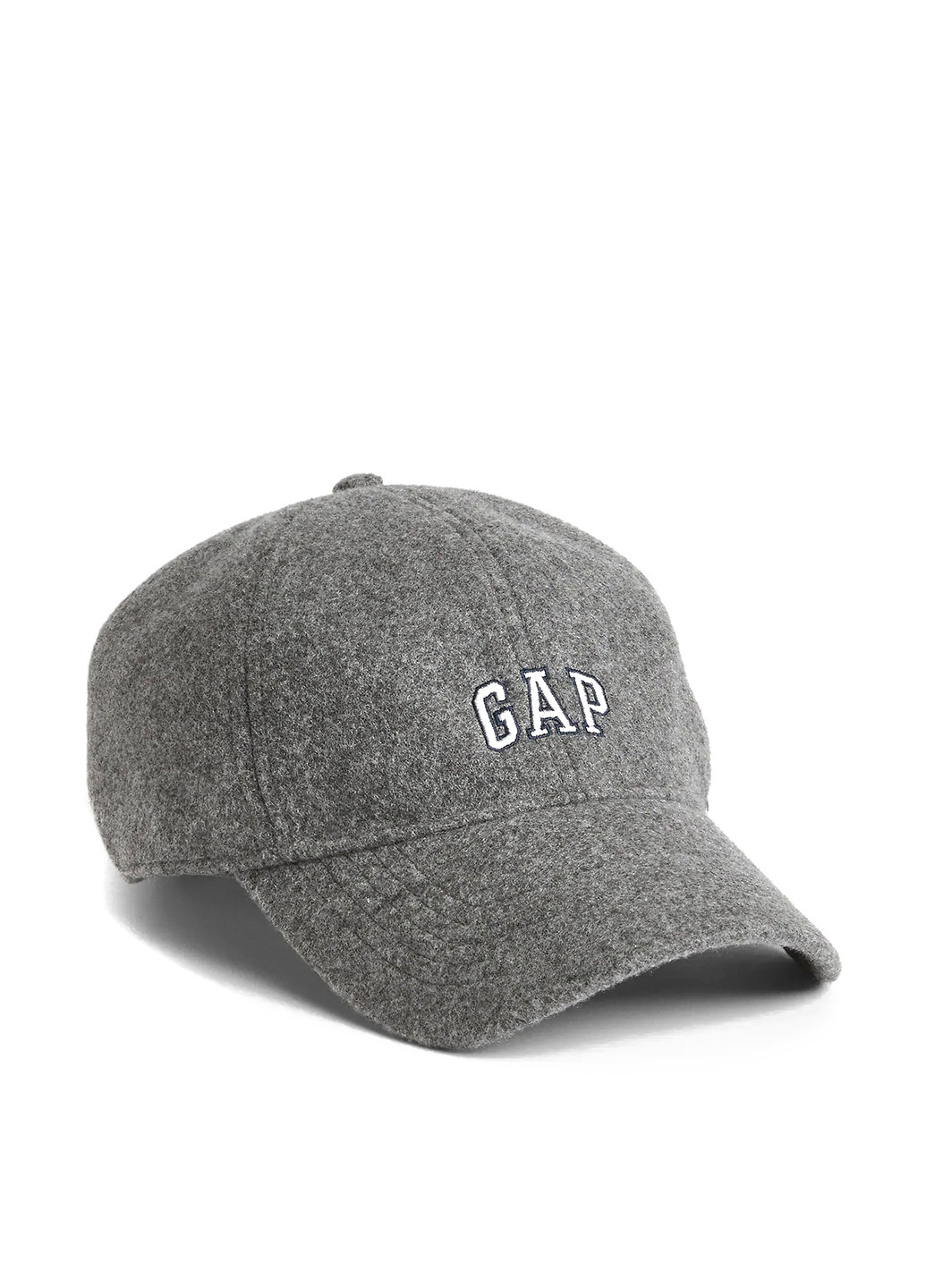 Кепка Gap бейсболка логотип серая кэжуал шерсть