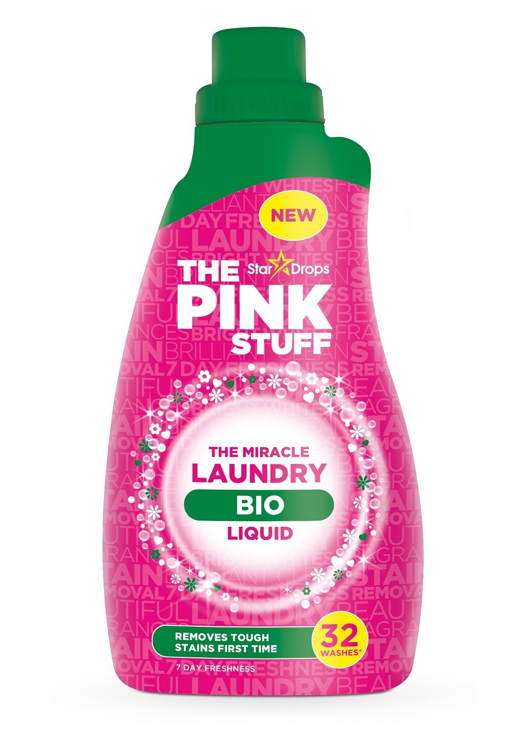 Засіб для прання The Miracle Laundry Bio 960ml (32 прання) The Pink Stuff (251788657)