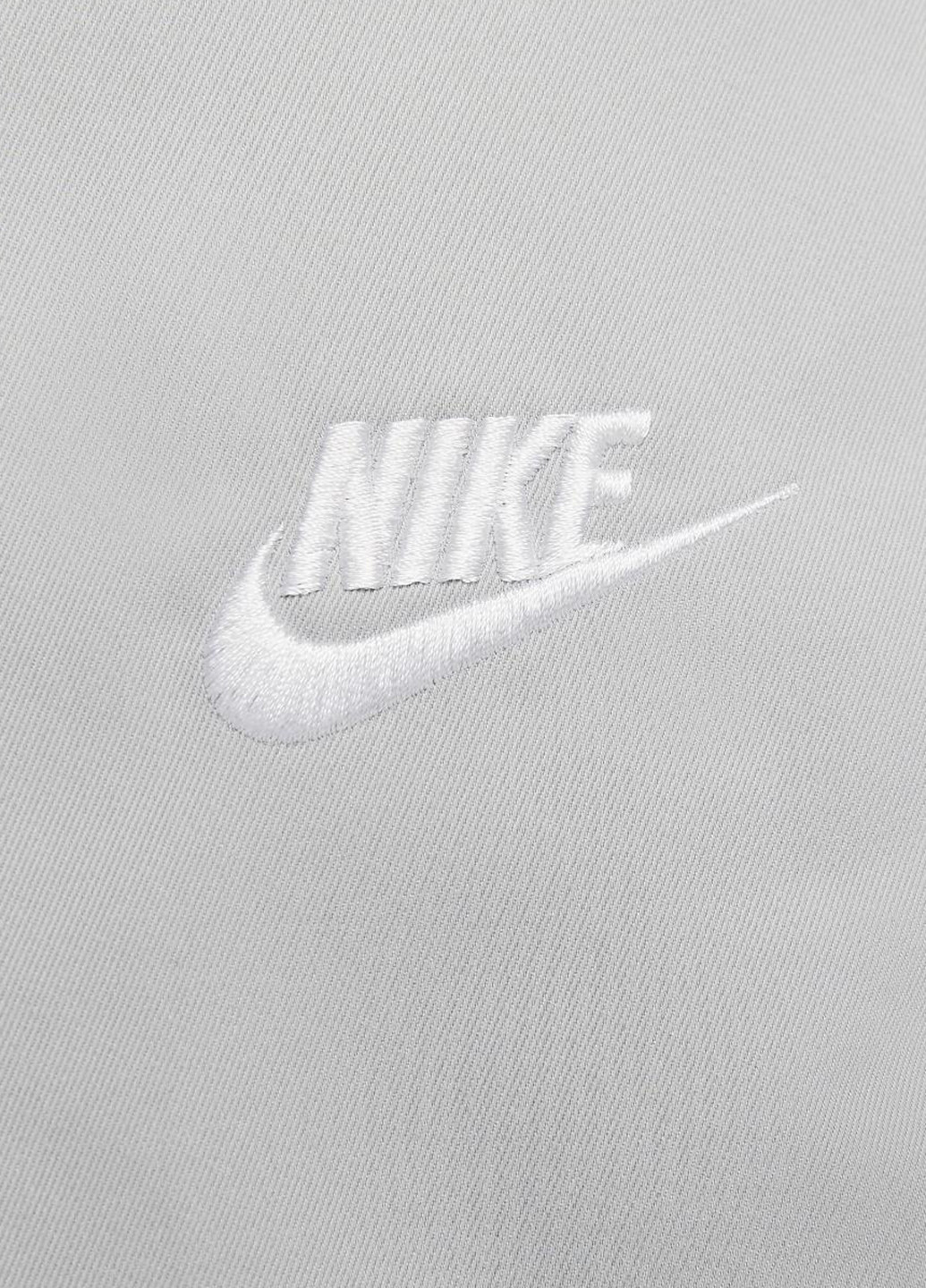 Светло-серые спортивные демисезонные прямые брюки Nike