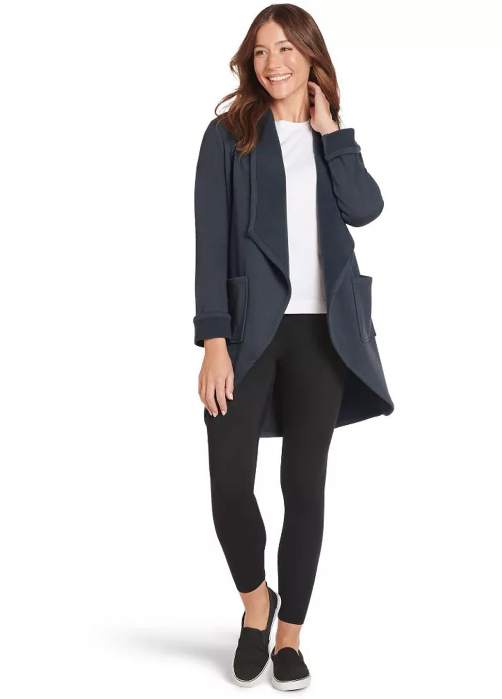 Серо-синий зимний кардиган Jockey