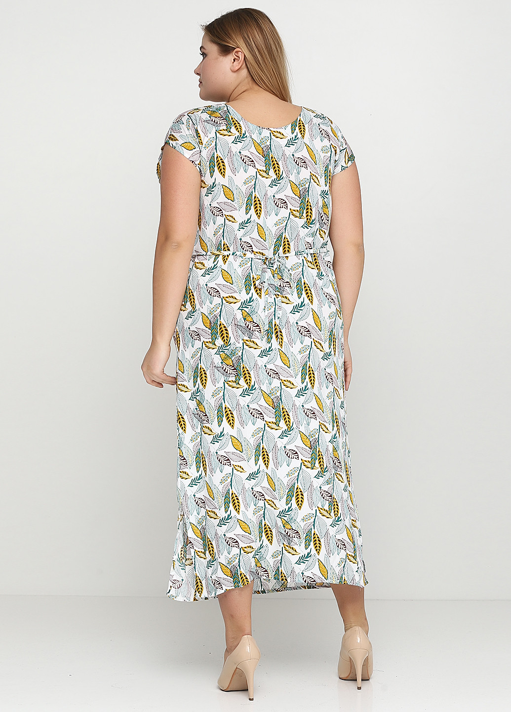 Комбинированное кэжуал платье Bon Voyage с цветочным принтом