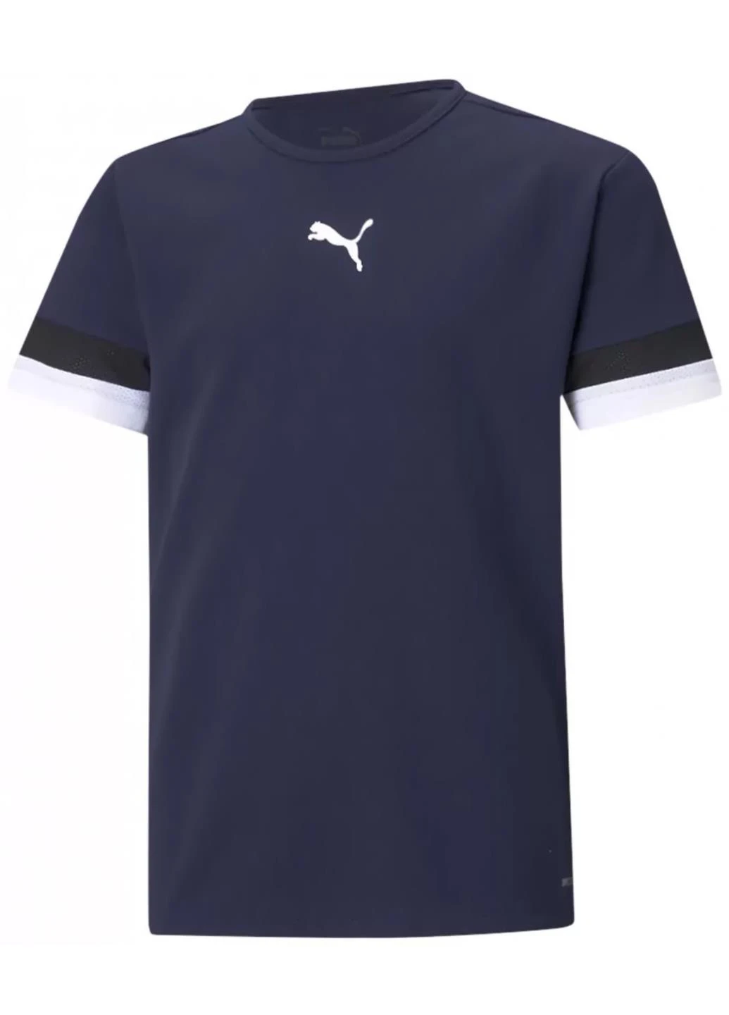 Темно-синя демісезонна футболка 704938-06 Puma teamRISE Jersey Jr