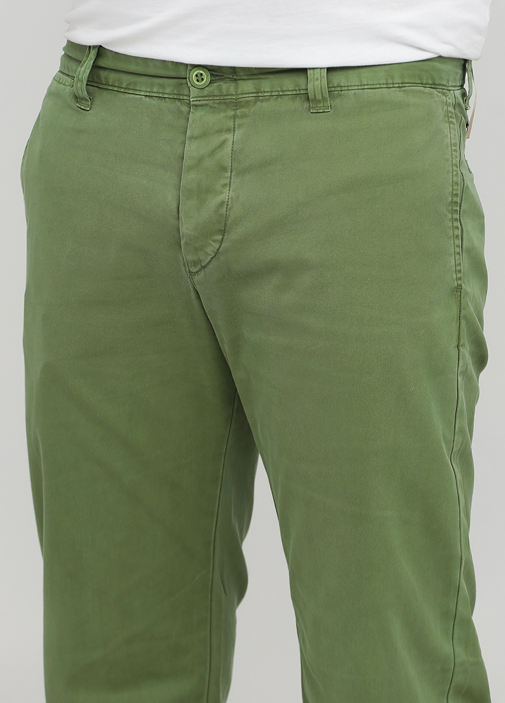 Зеленые кэжуал демисезонные прямые брюки Dockers