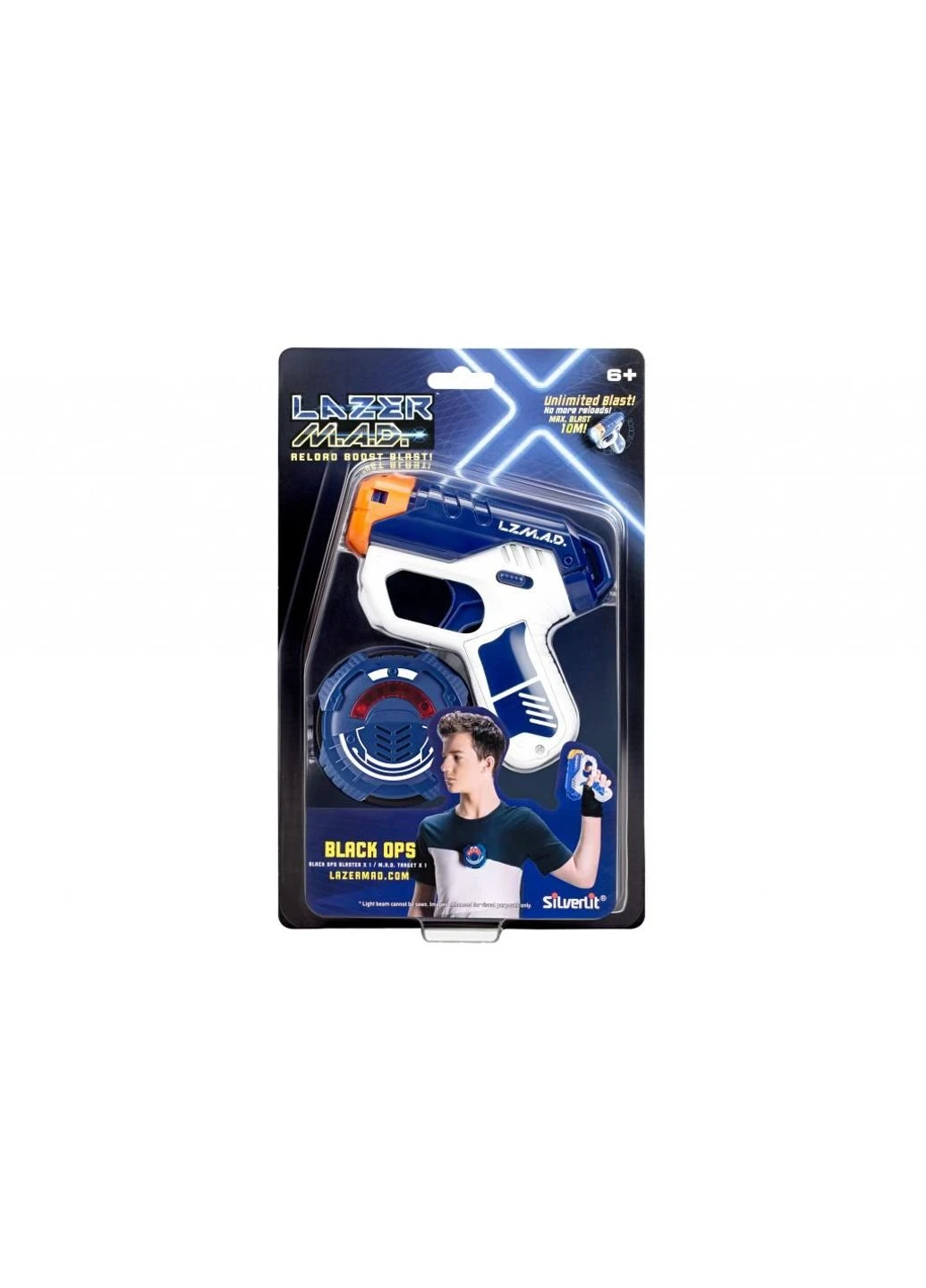 Іграшкова зброя Lazer MAD Black Ops (міні-бластер, мішень) (LM-86861) Silverlit (254067474)