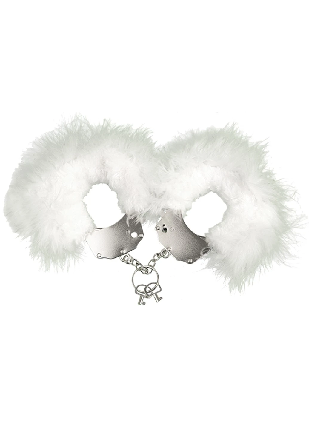 Наручники металлические Handcuffs White Adrien Lastic (252383317)