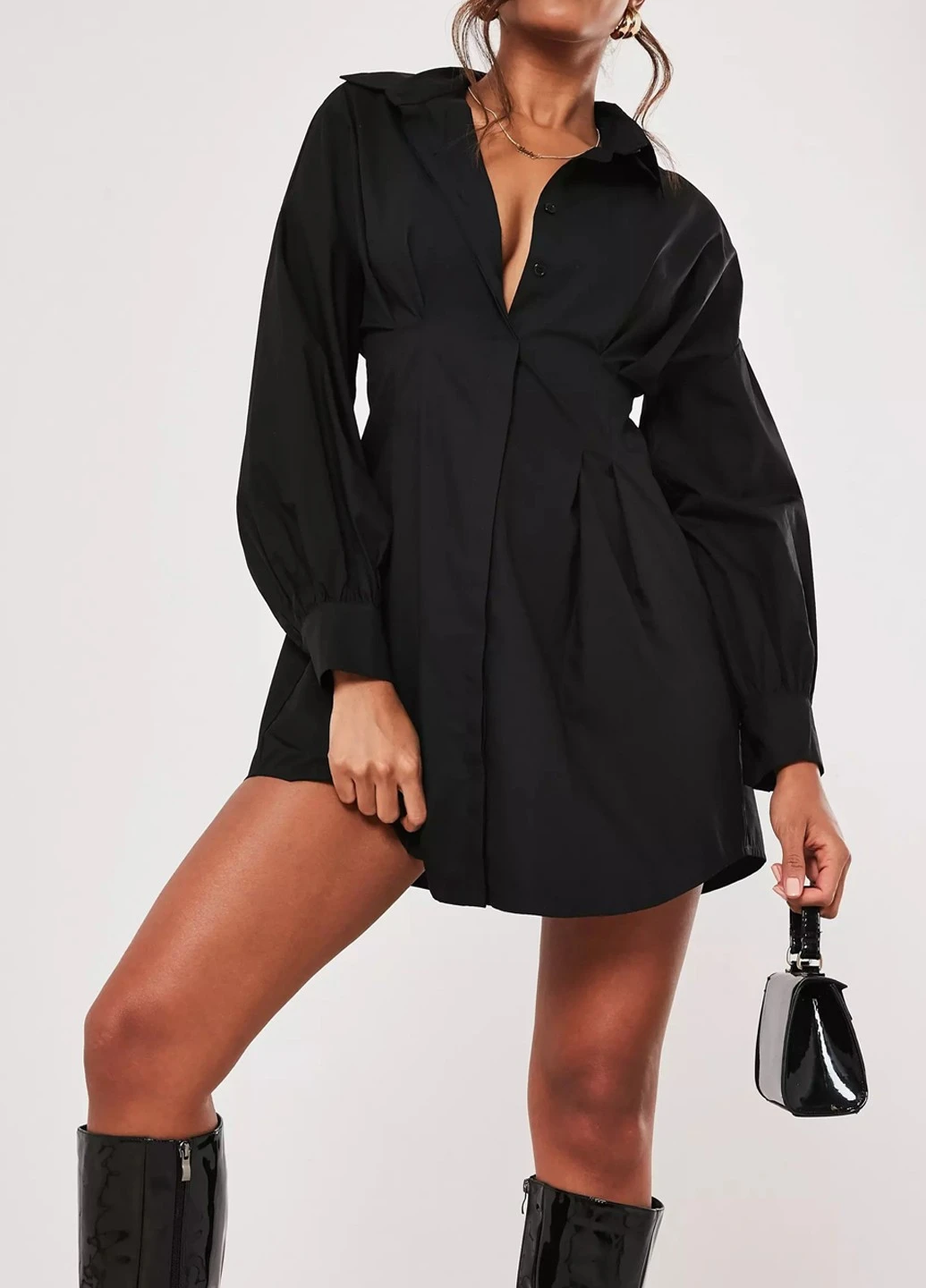 Черное кэжуал сукня Missguided леопардовый