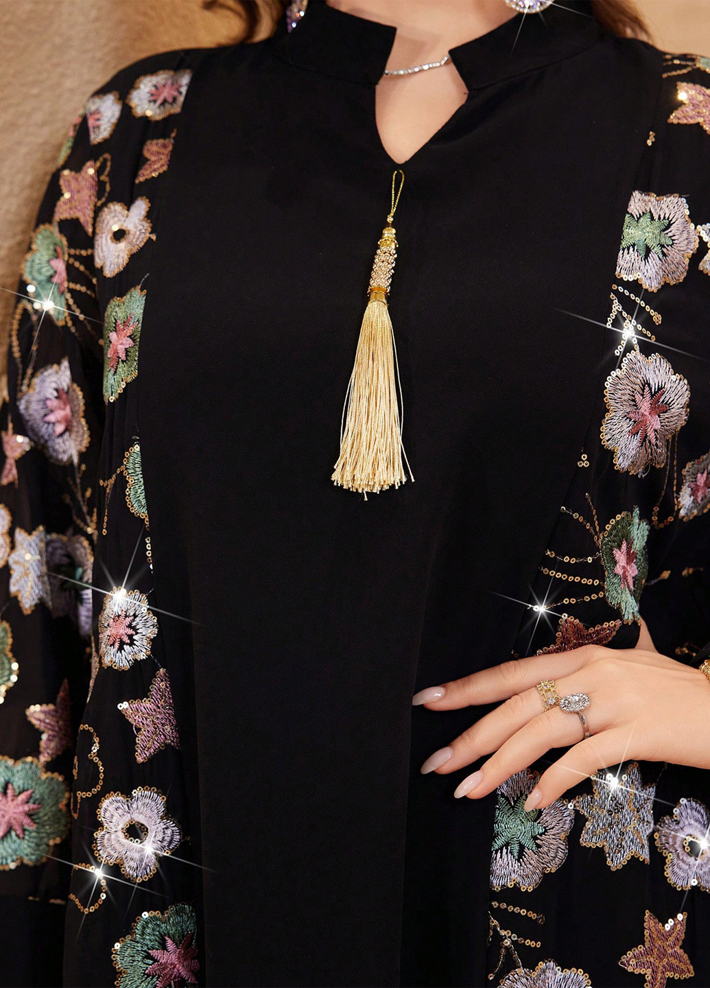 Чорна кежуал сукня а-силует SHEIN однотонна