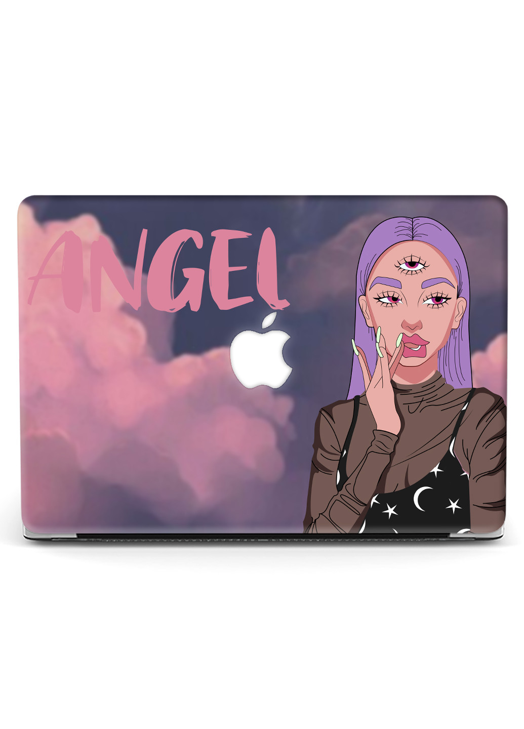 Чохол пластиковий для Apple MacBook Pro 13 A1278 Ангел (Angel) (6347-1635) MobiPrint (218348061)