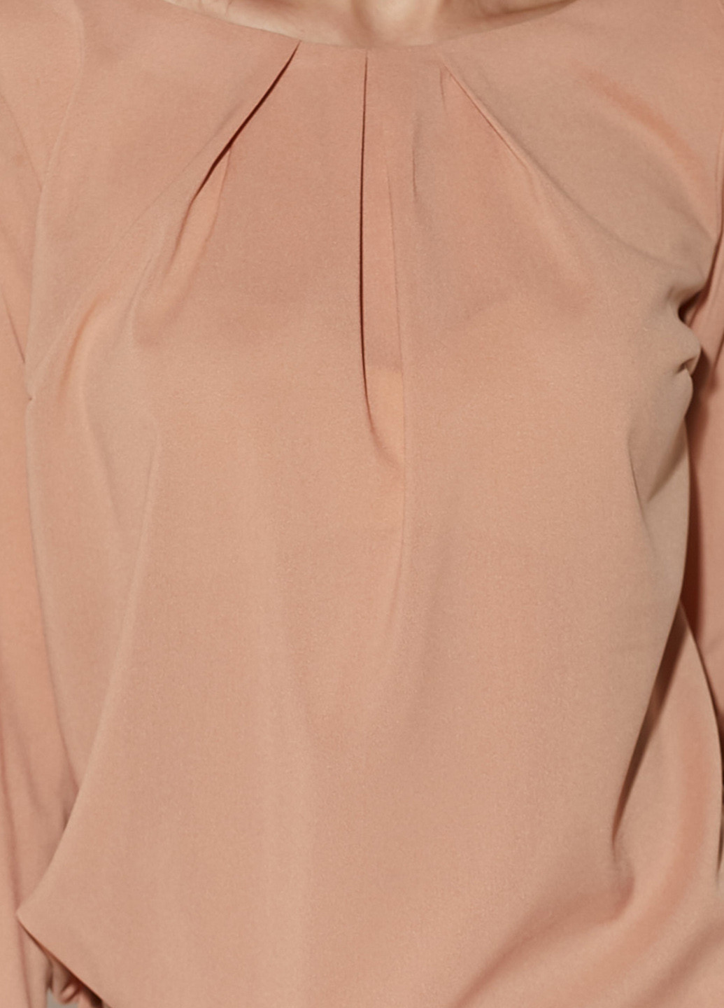 Темно-бежевая летняя блуза Karree