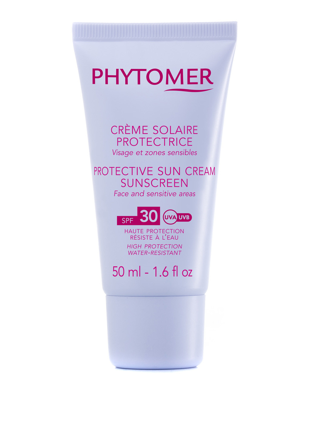 Солнцезащитный крем для лица и чувствительных зон SPF 30, 50 мл Phytomer (16662923)