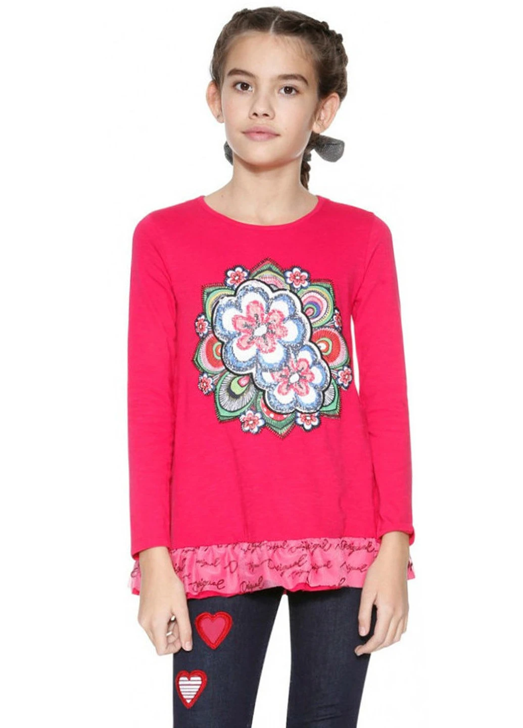 Рожева туніка Desigual (266041878)