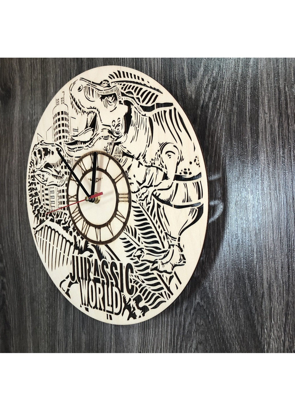 Концептуальний настінний годинник в інтер`єр «Світ Юрського періода» 7Arts (253567028)