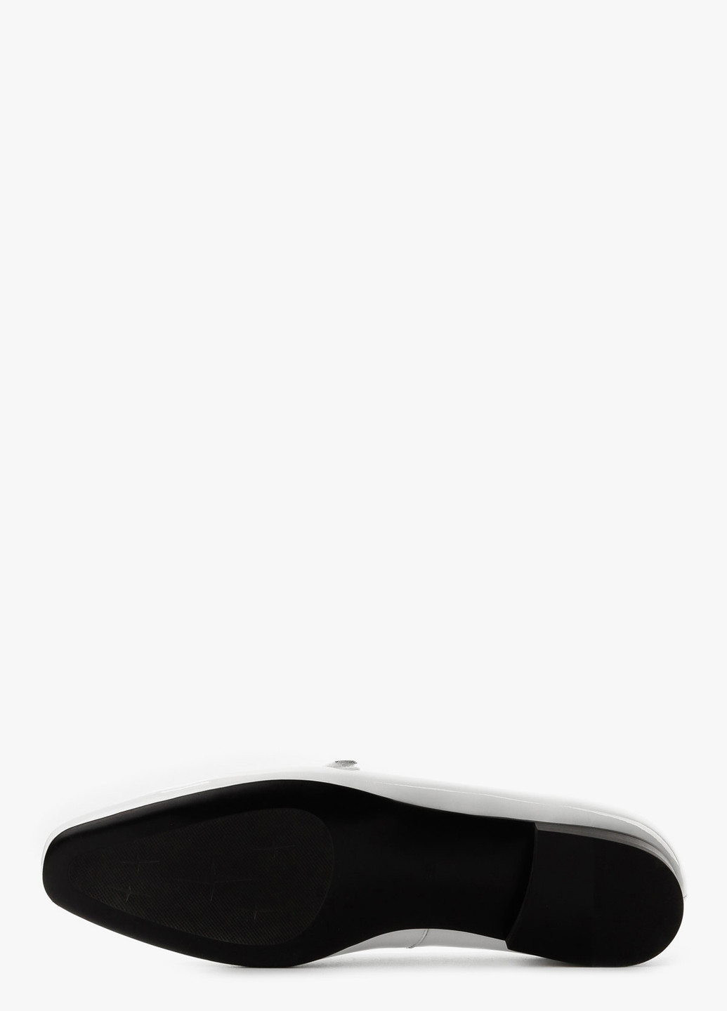 Жіночі балетки Le'BERDES | білі однотонні лаковані натуральна шкіра (293152916)