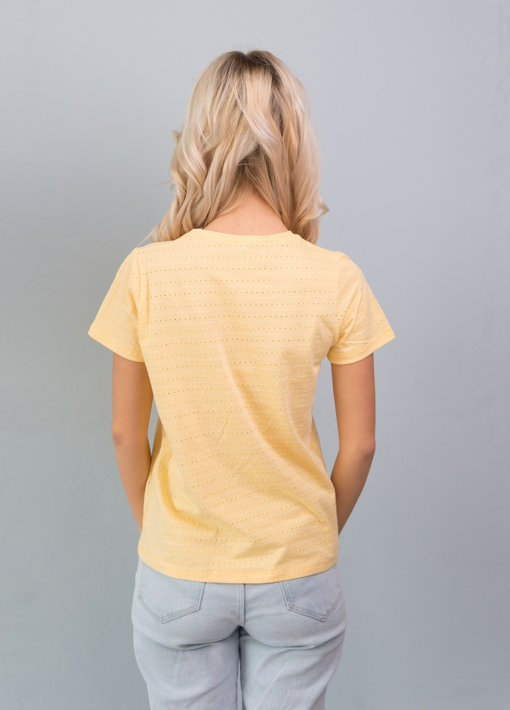 Жовта всесезон футболка жіноча Наталюкс 87-2326