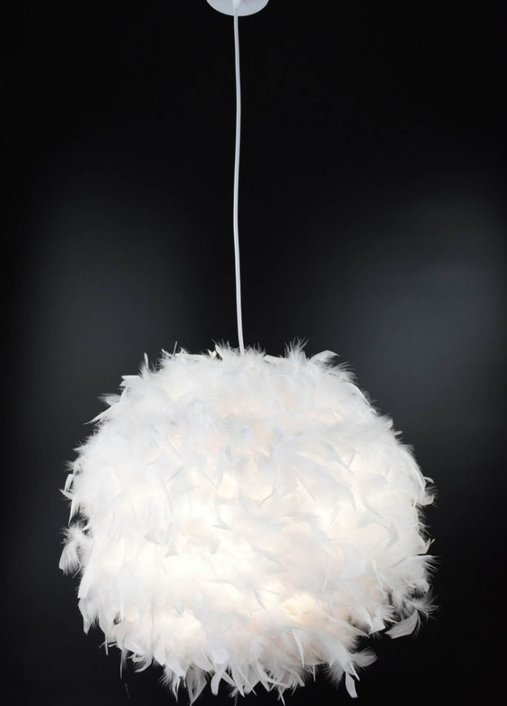 Люстра потолочная подвесная на 1 лампочку AS137/500-wh Белый 40х45х45 см. Handmade (234539549)