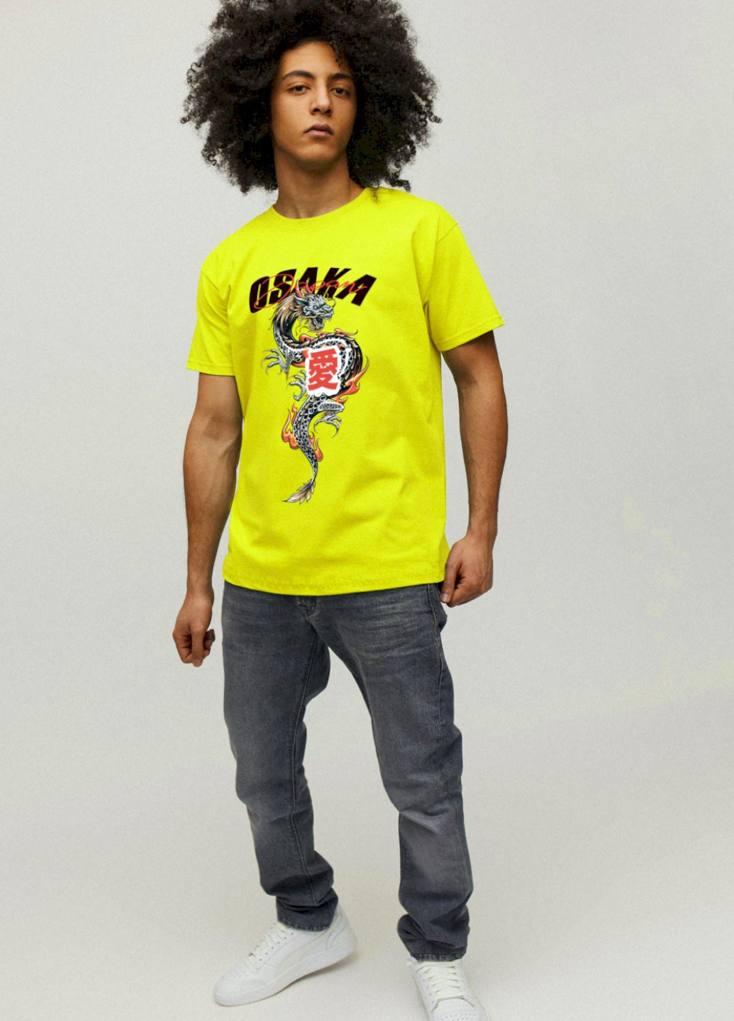 Жовта футболка чоловіча YAPPI