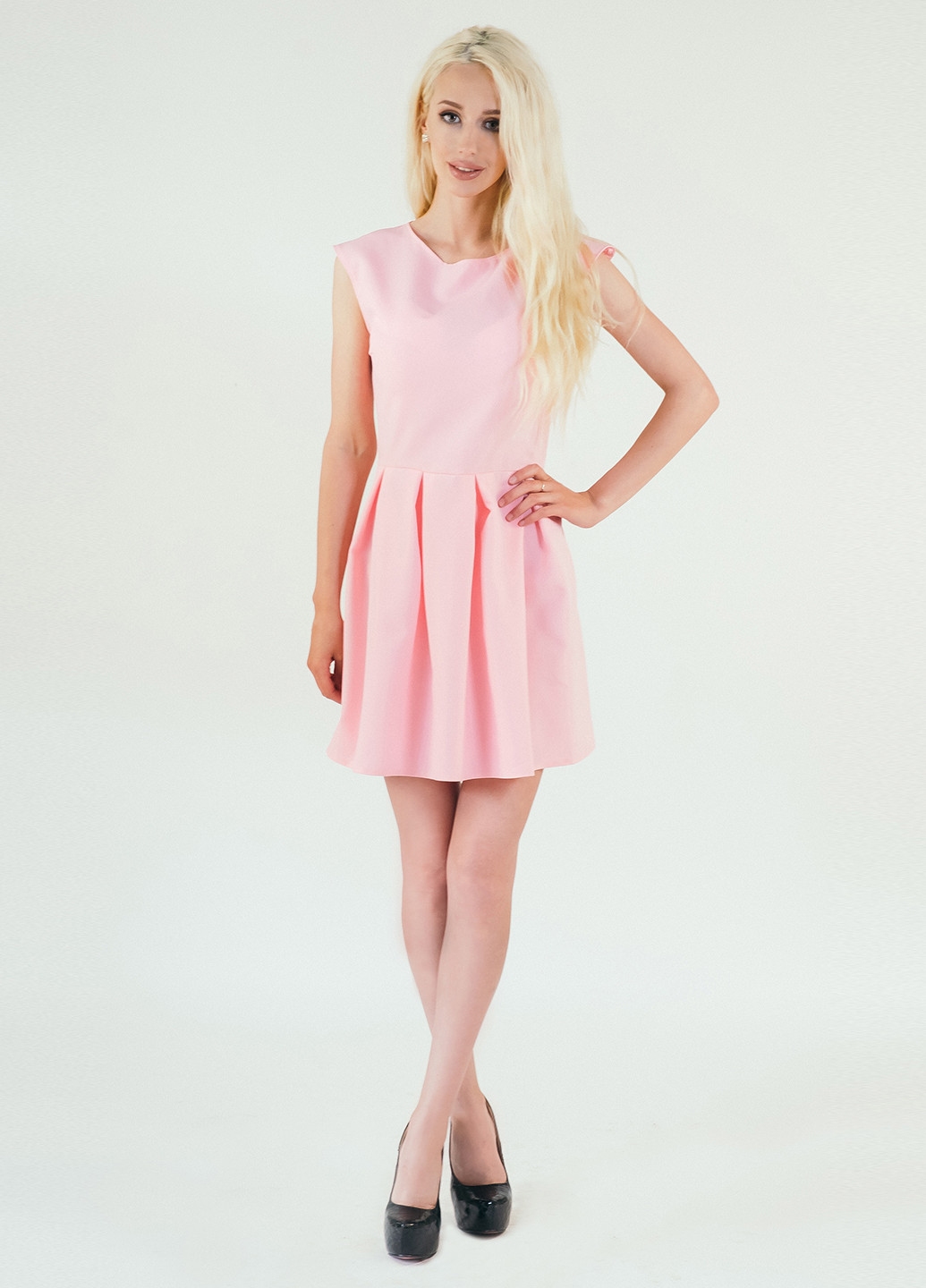 Рожева кежуал сукня Podium однотонна