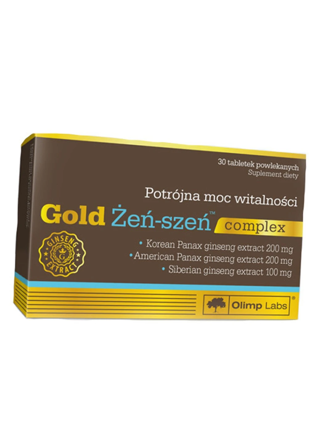 Женьшень экстракт Олимп Gold Ginseng Complex (30 капс) олимп Olimp (255409759)
