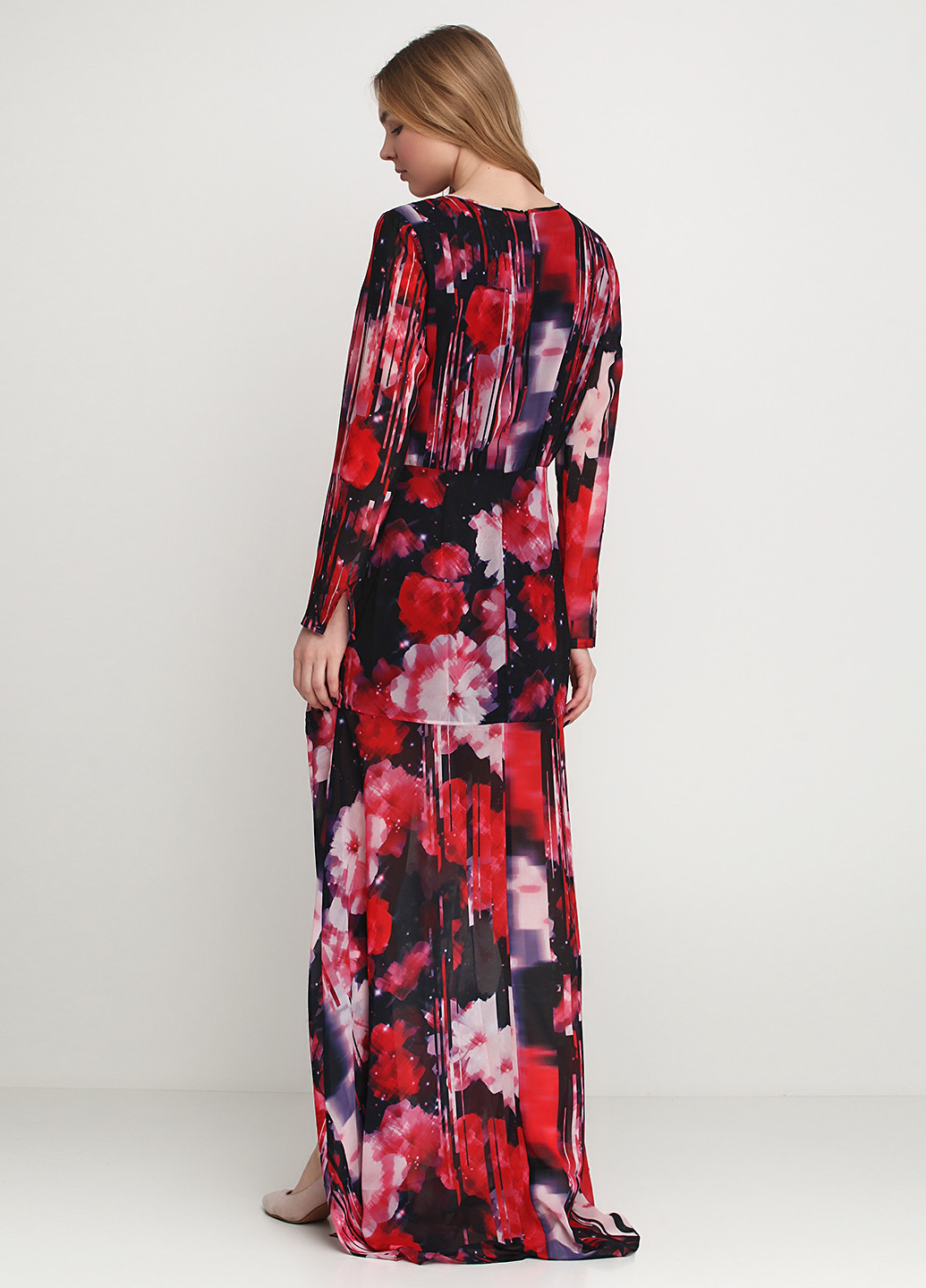 Комбинированное кэжуал платье Guess by Marciano с цветочным принтом