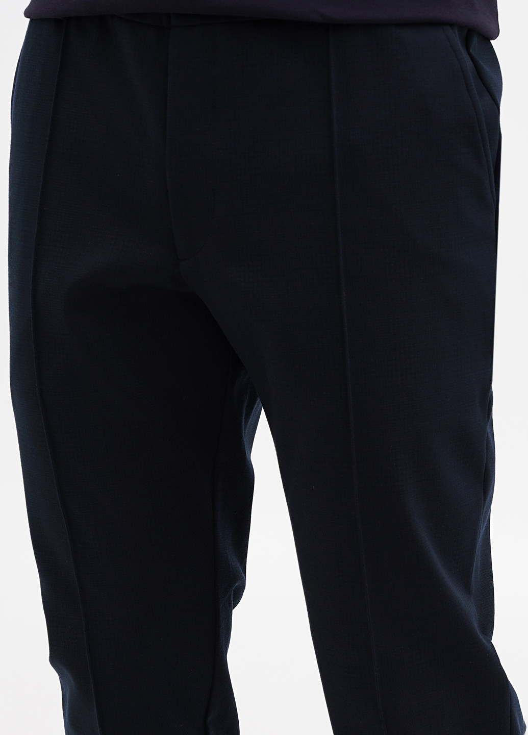 Темно-синие кэжуал демисезонные прямые брюки Benson & Cherry